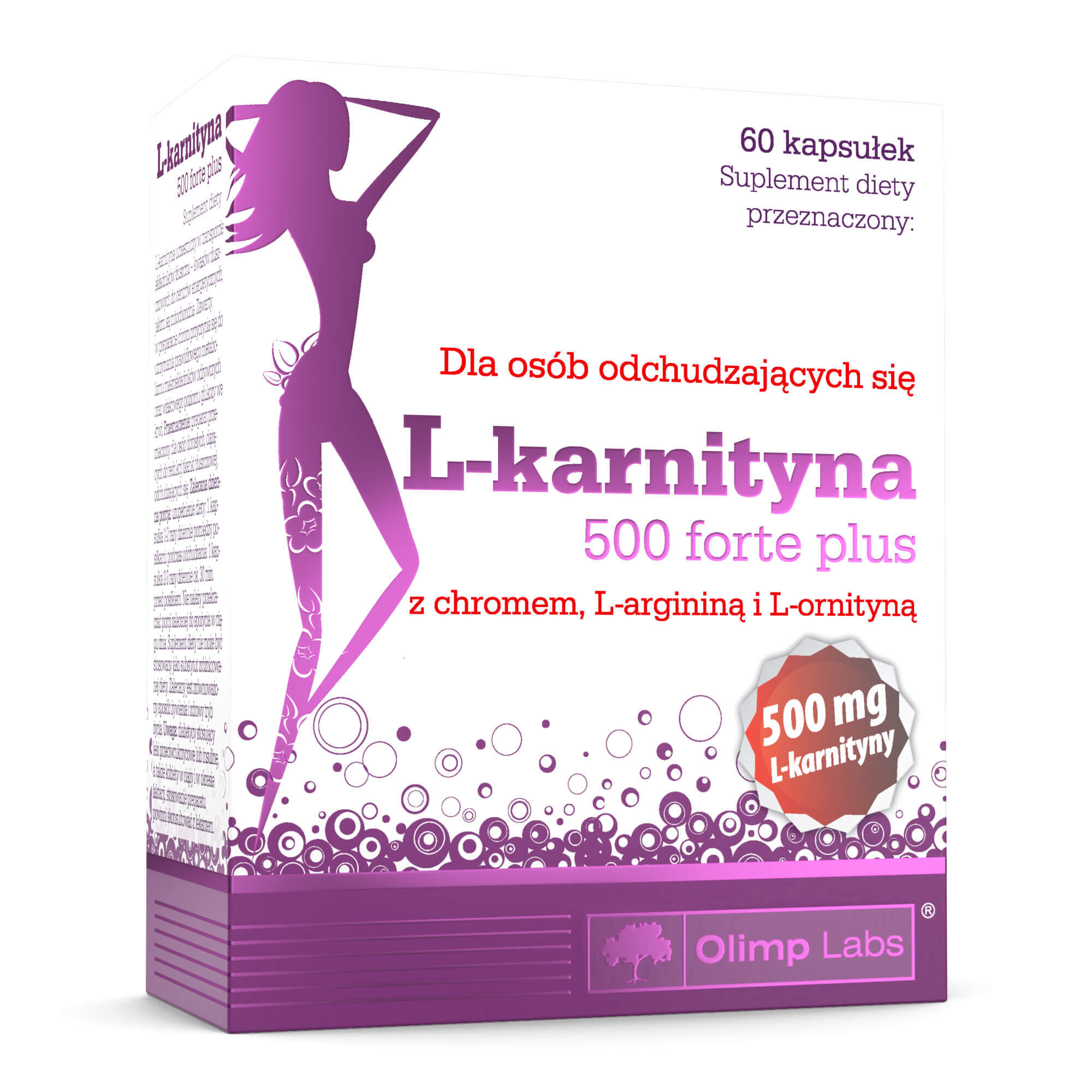 L-Karnityna 500 Forte Plus Olimp - 60 Kapsułek