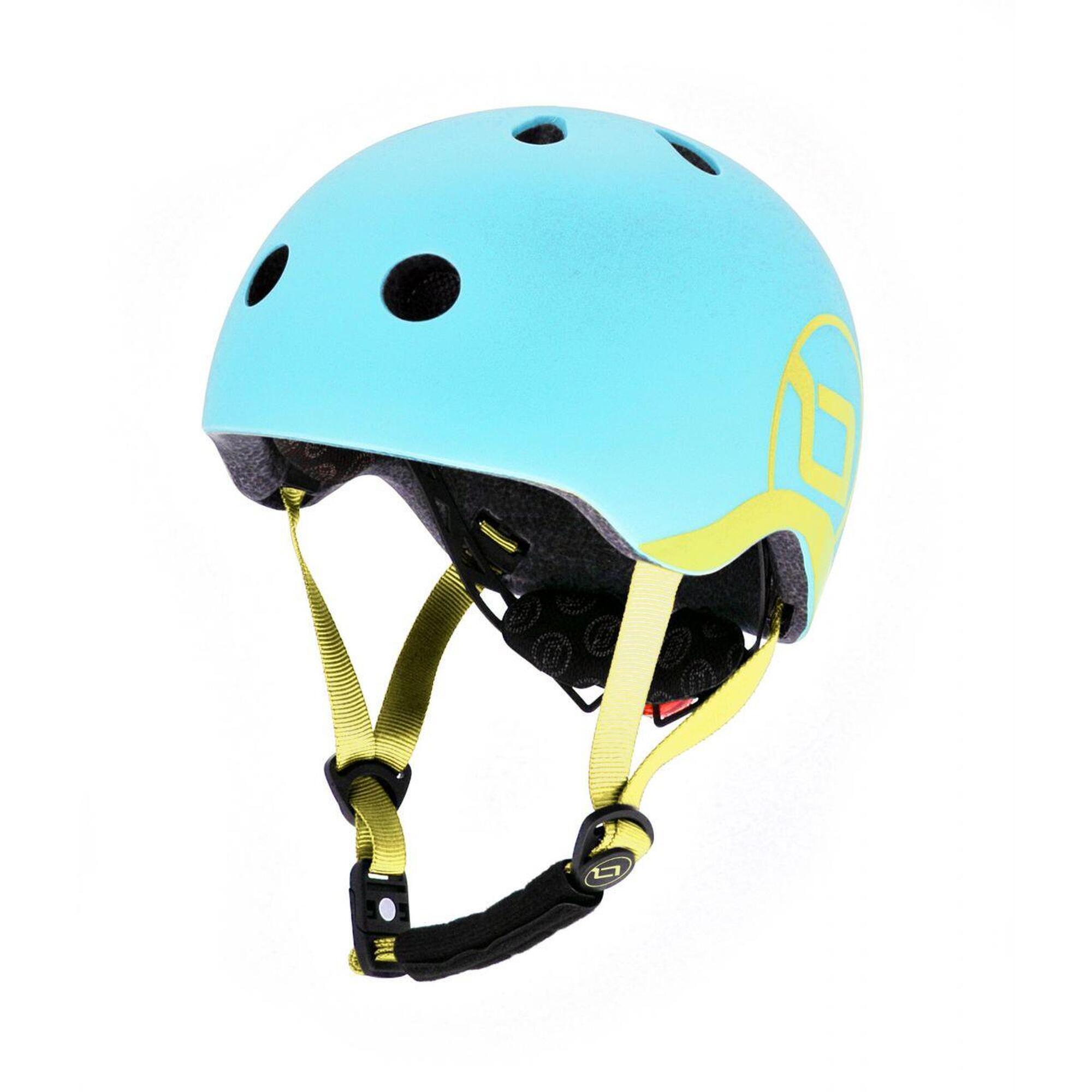Kask dla dzieci Scootandride XXS-S dla dzieci 1-5 lat Blueberry 45-51 cm