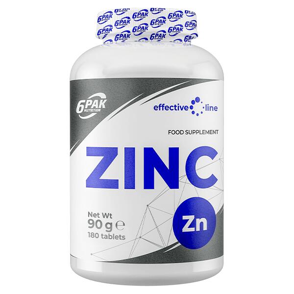 6PAK Nutrition Effective Line Zinc - 180 tabl.