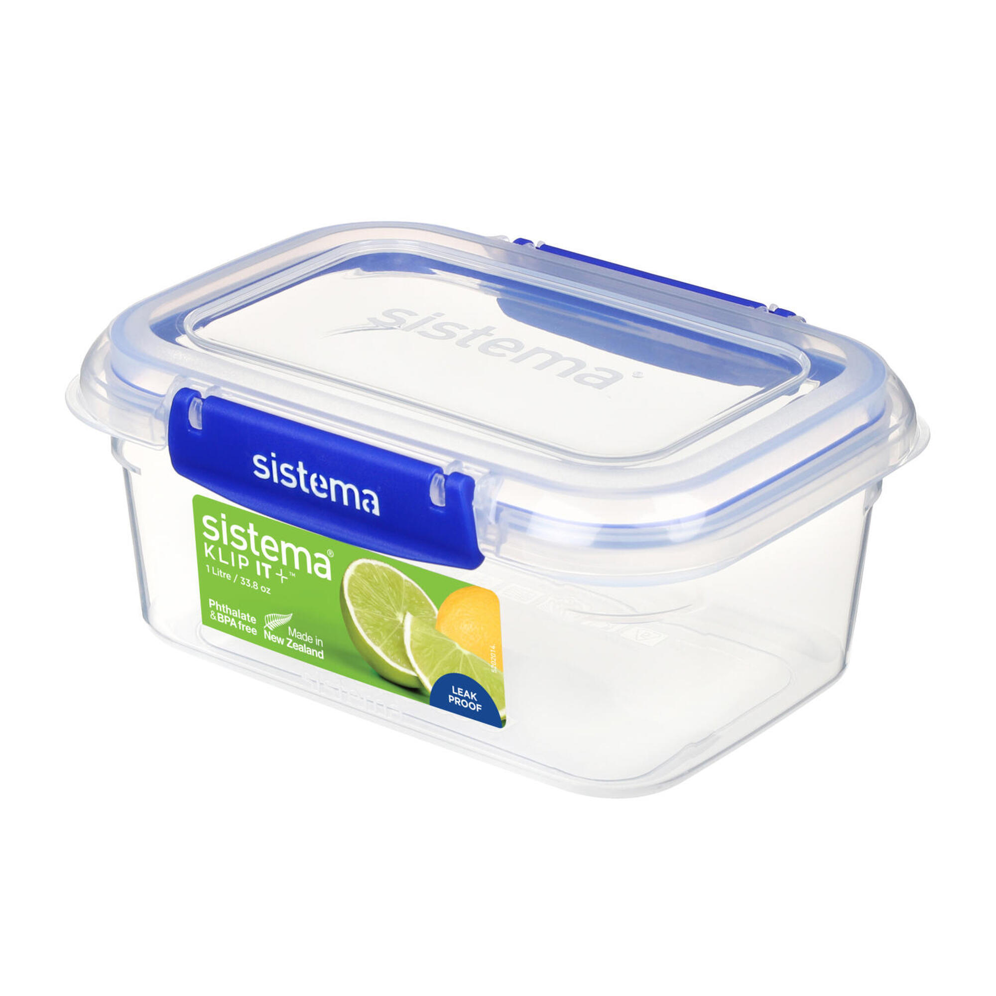 Hermetyczny pojemnik na żywność KLIP IT PLUS 2 klipsy 1 l