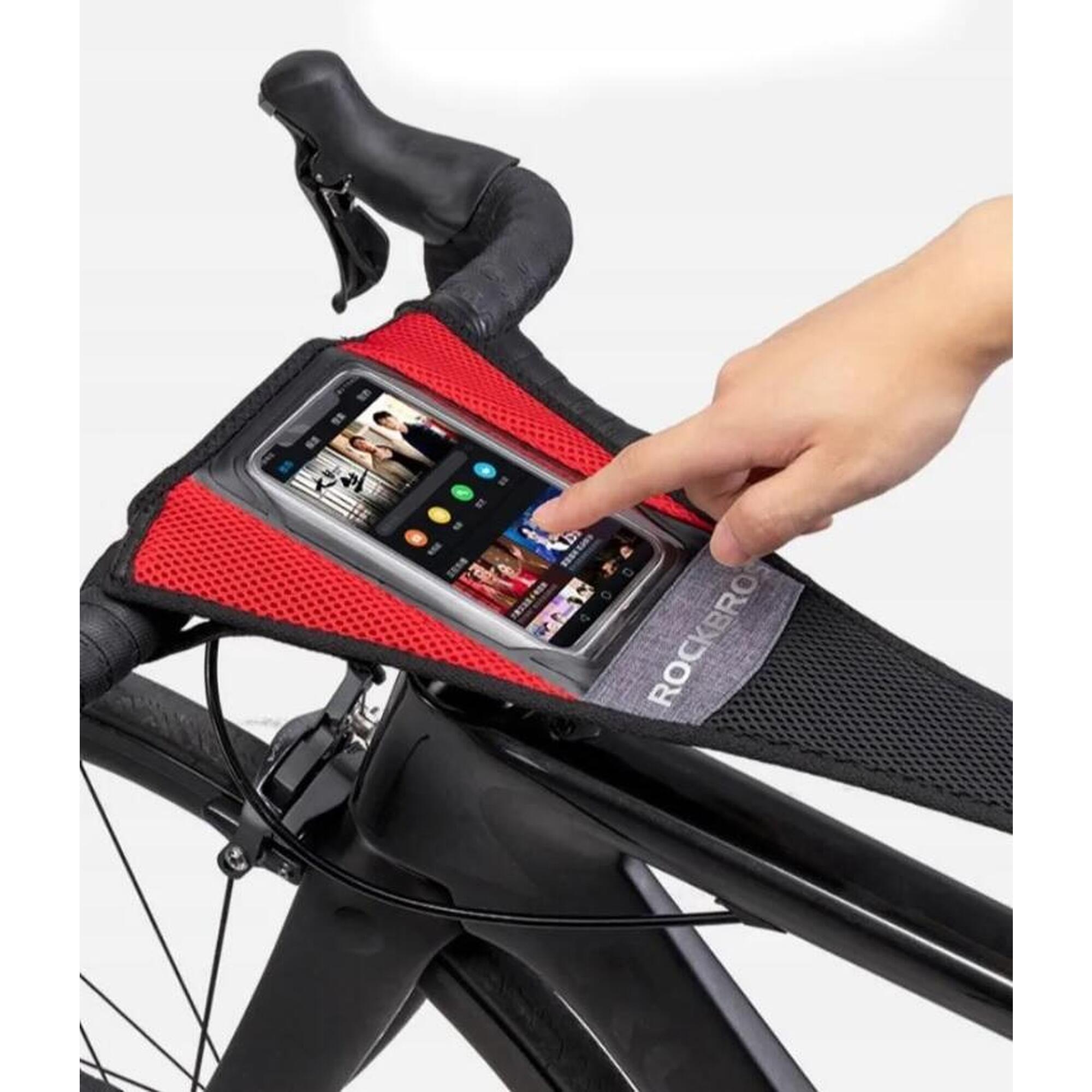 Osłona na ramę rowerową do trenażera Rockbros D23-2BR z kieszonką