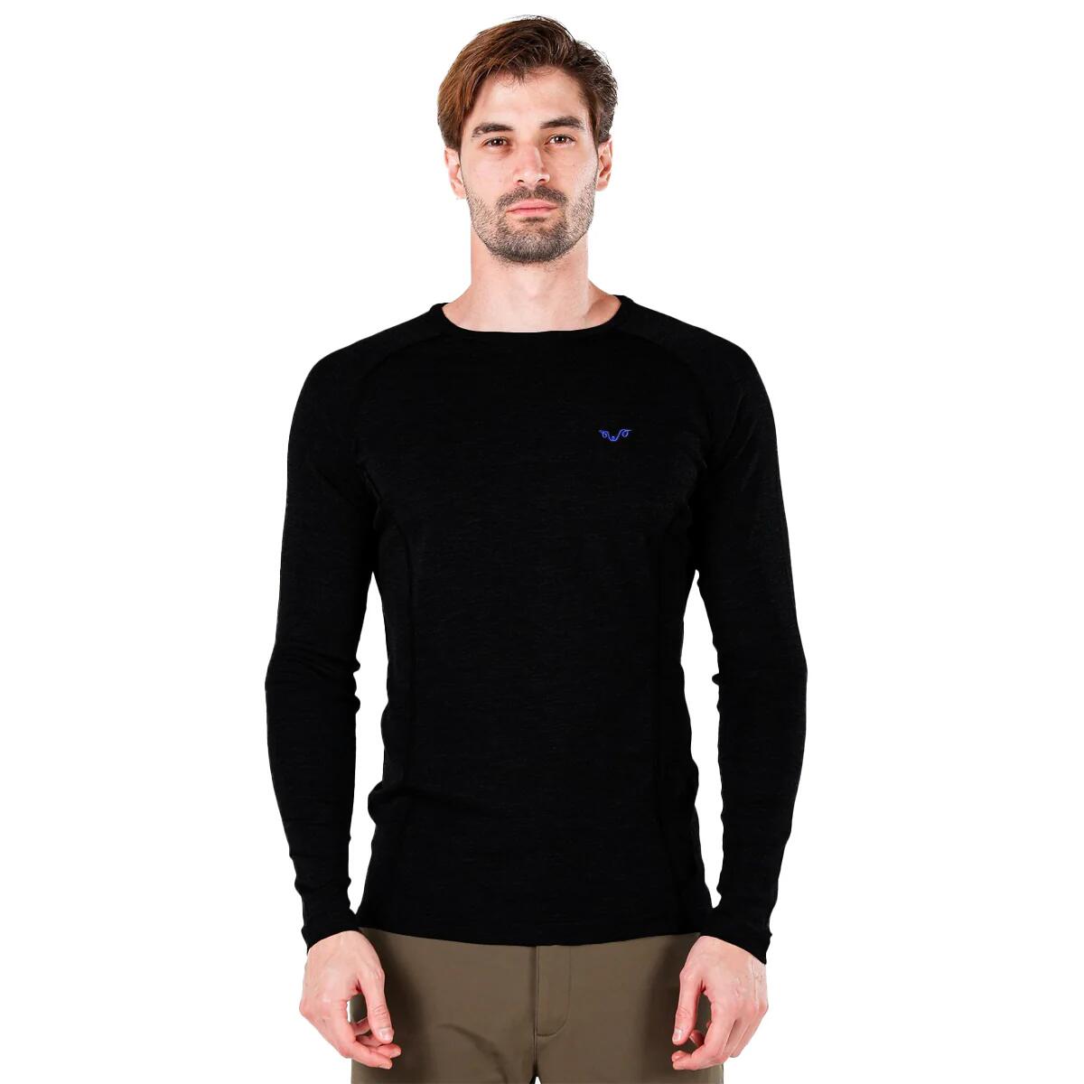 Koszulka termoaktywna męska Woolona Remus z długim rękawem 100% Merino