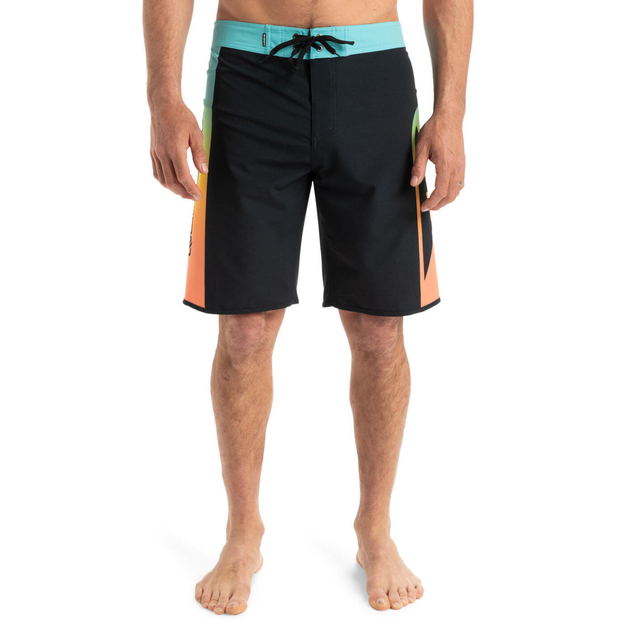 Spodenki boardshort dla Mężczyzn SURFSILK HOLMES 20" Czarny