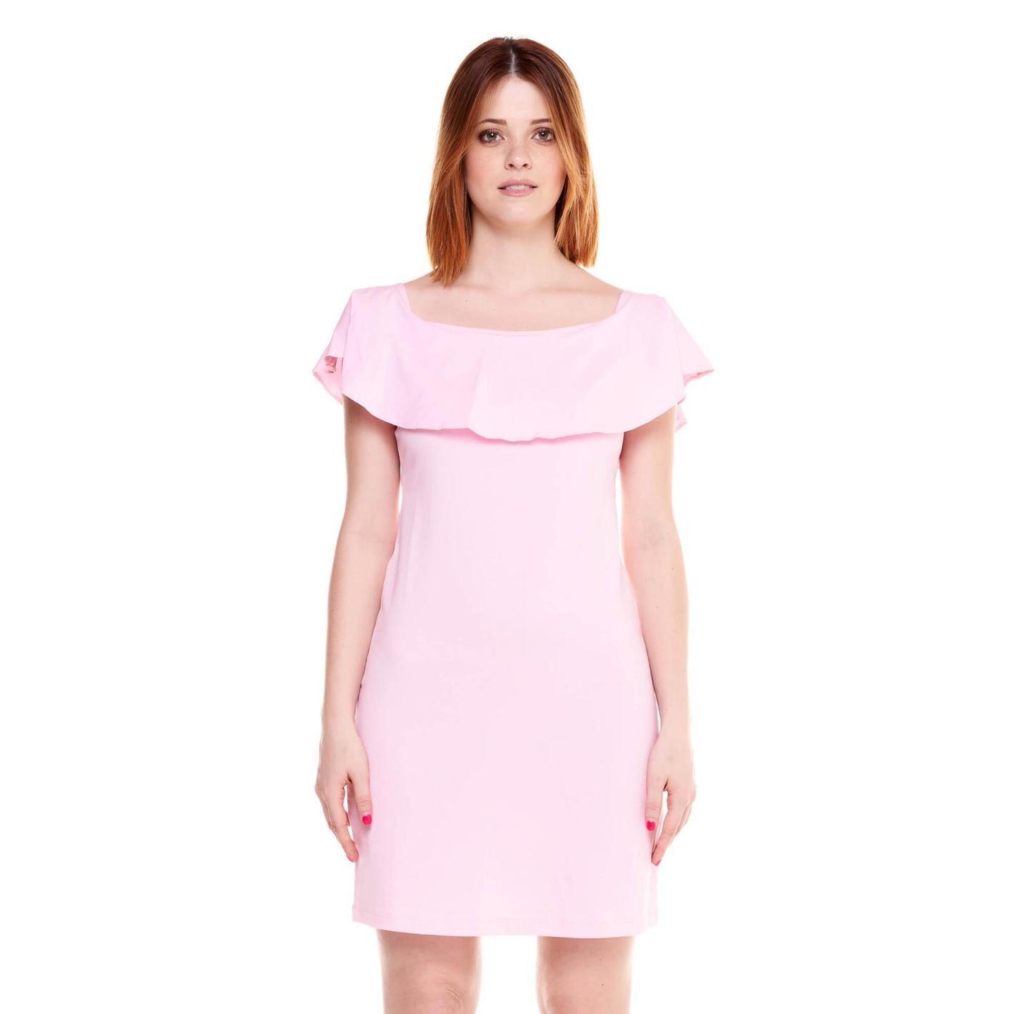 Damska sukienka mini w odcieniach ziemi