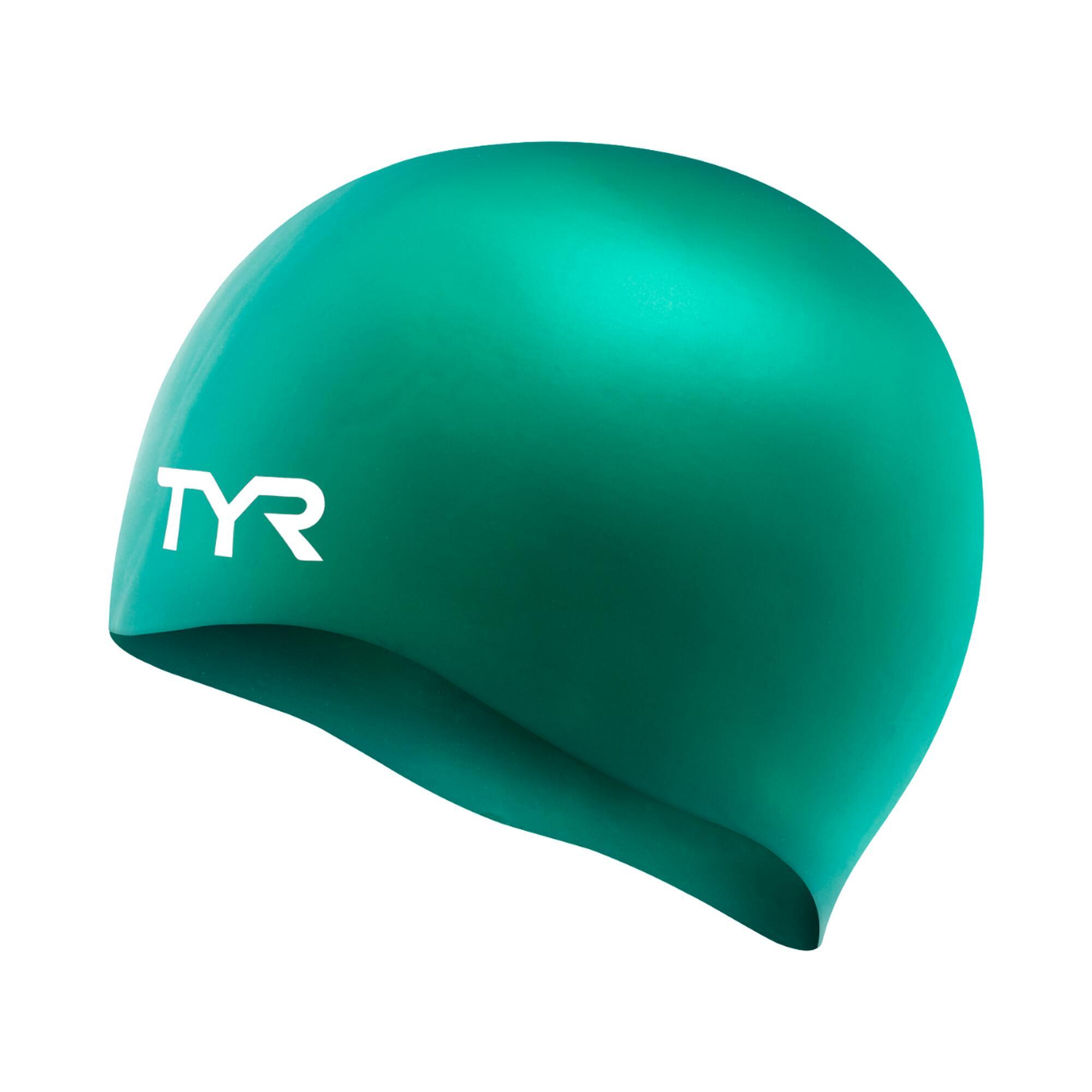 Gładki silikonowy czepek pływacki TYR dla dorosłych Wrinkle-Free