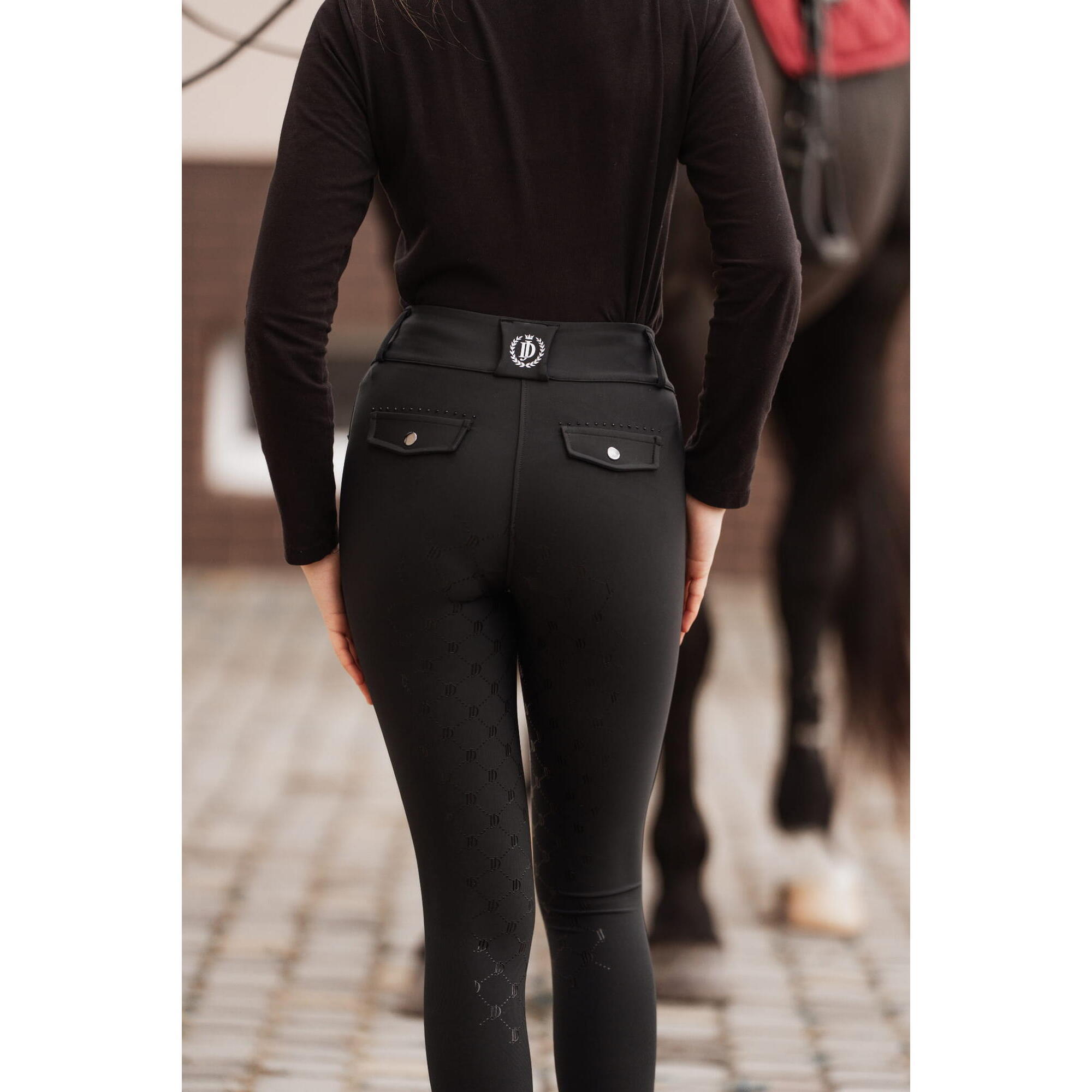 Bryczesy dziecięce Viola JD ATTACK kolor czarny