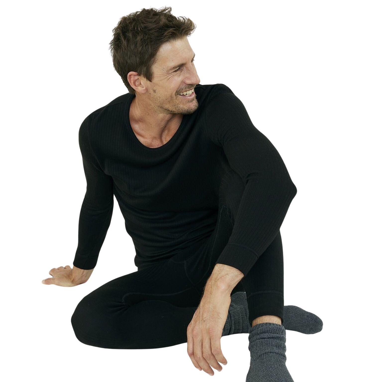 Koszulka z długim rękawem z okrągłym dekoltem Damart Thermolactyl