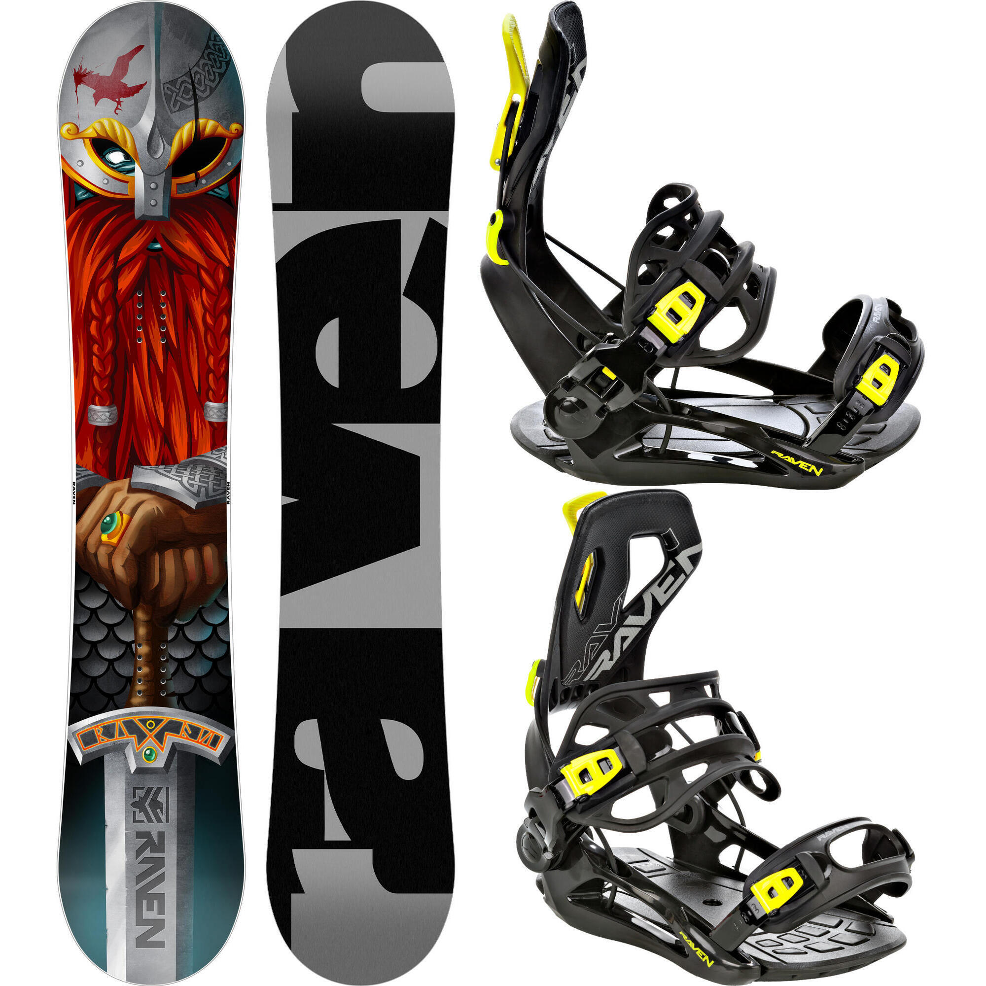 Zestaw Deska snowboardowa Raven Dwarf + Wiązania Raven FT360