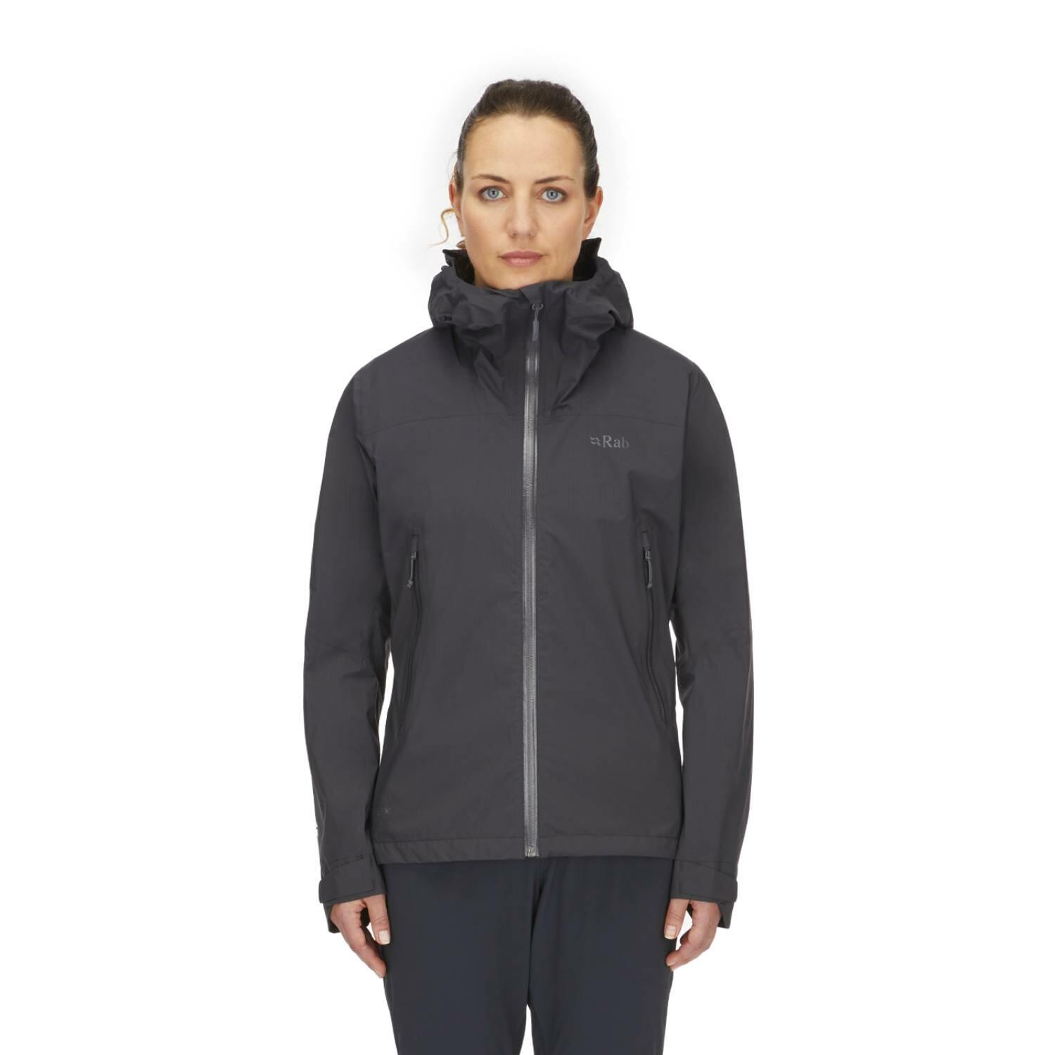 Kurtka przeciwdeszczowa damska Rab Women's Downpour Light Jacket z kapturem