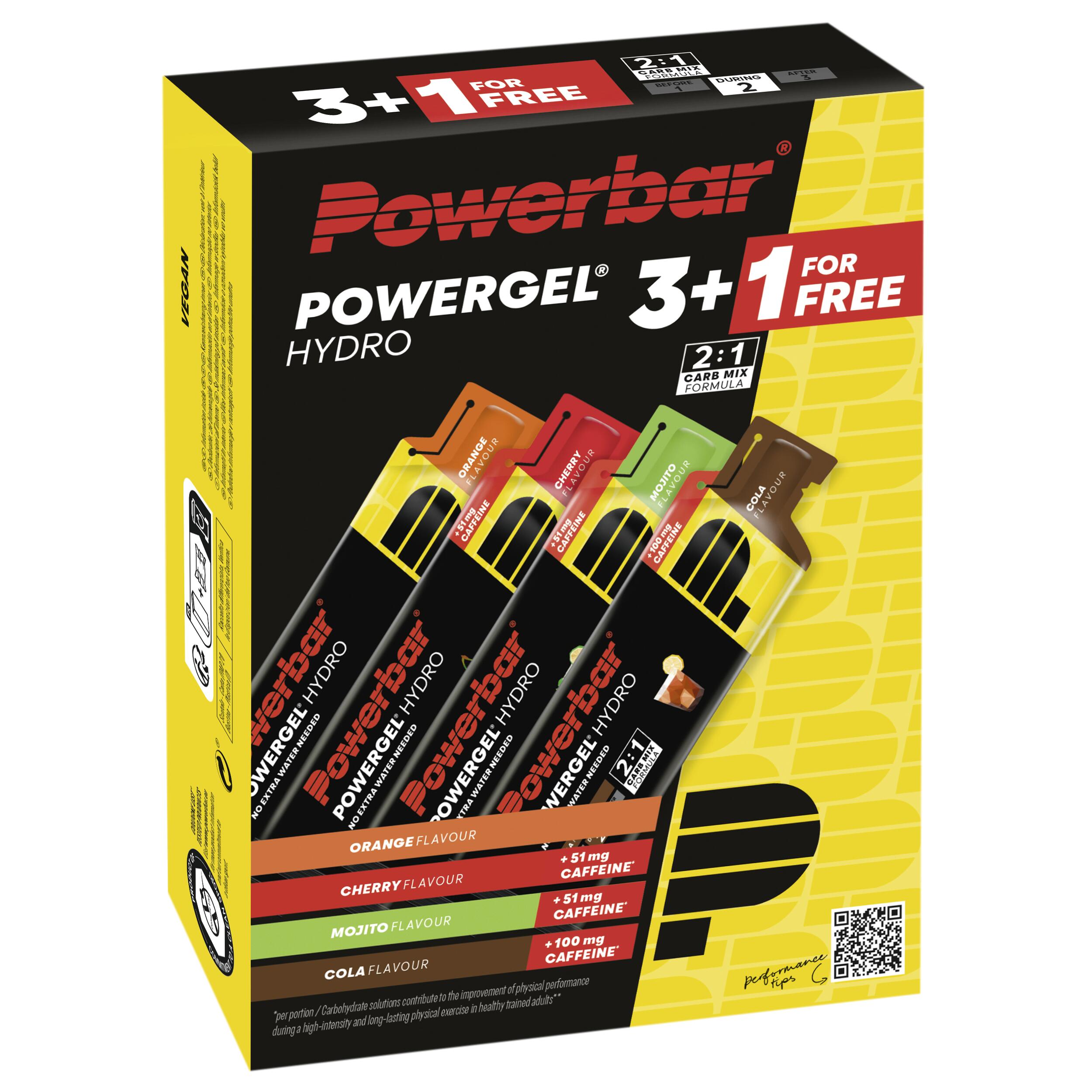 Żele energetyczne Powerbar Hydrogel Mix x4 Ltd