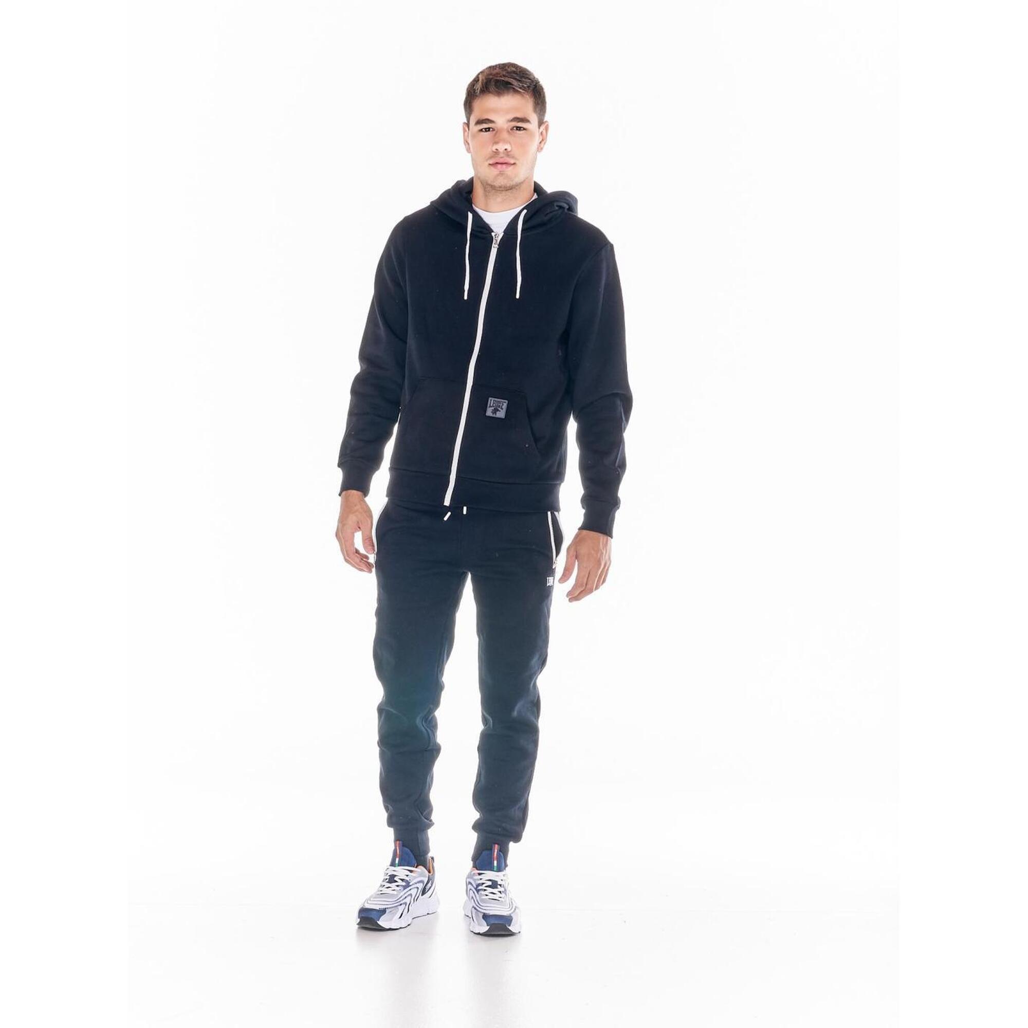 Męski dres z kapturem i zamkiem błyskawicznym Welcome Back