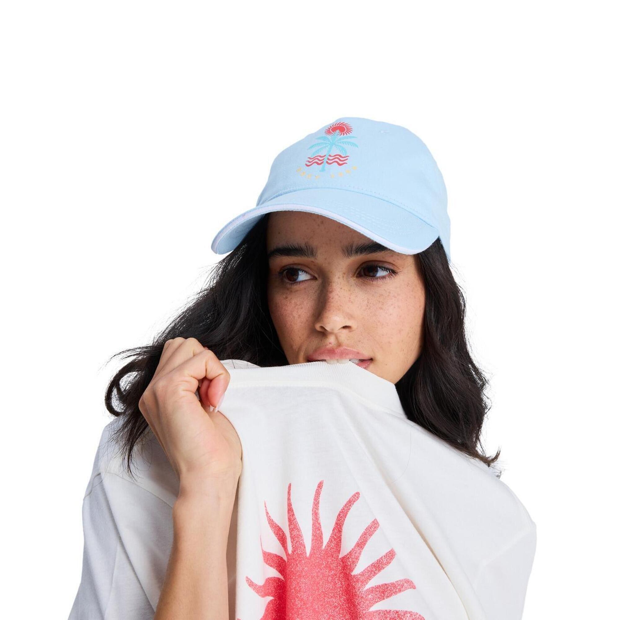 Czapka dla Kobiety LIVE FOREVER Niebieski