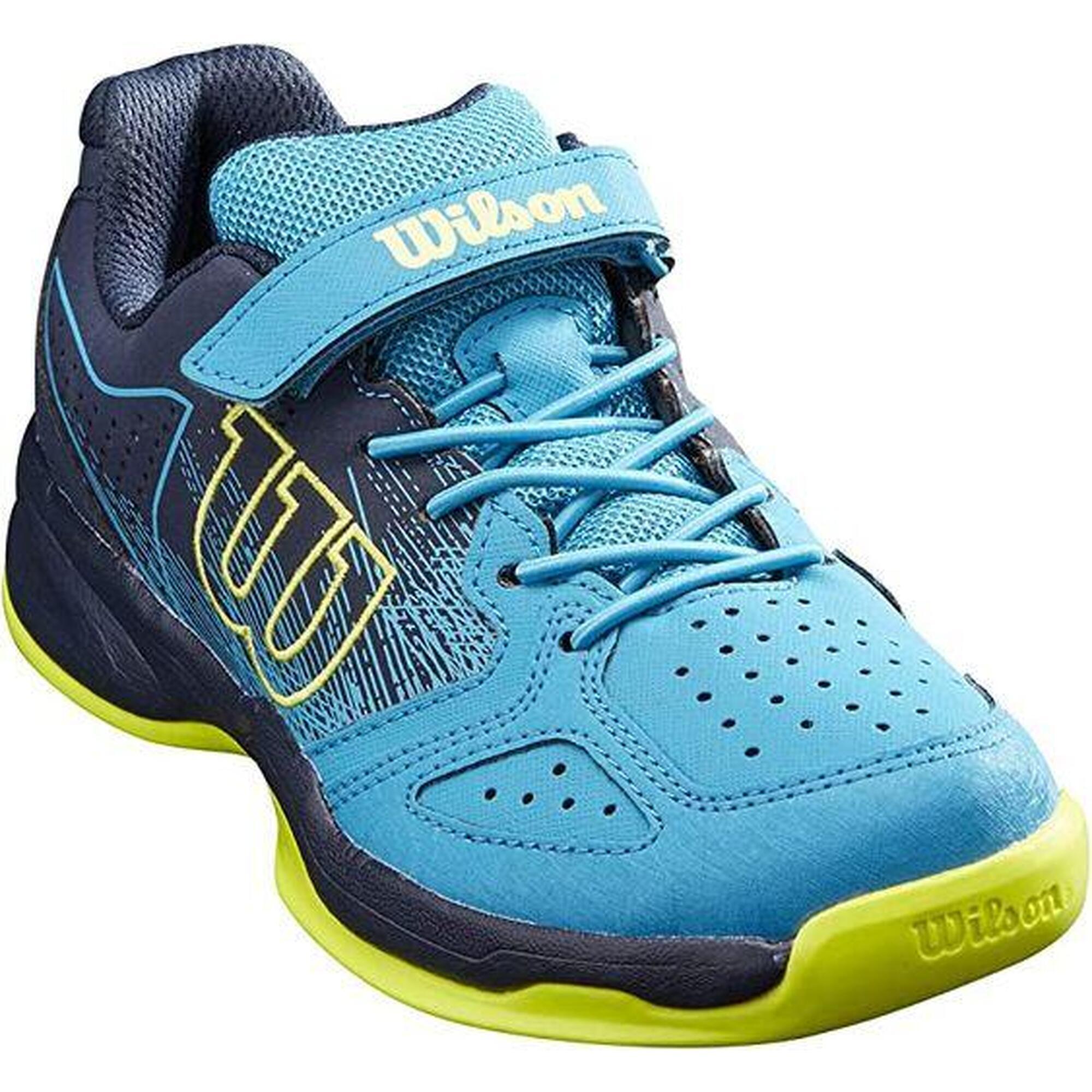 Buty tenisowe dziecięce Wilson Kaos K barrier reef/navy/blazer lime 29 2/3