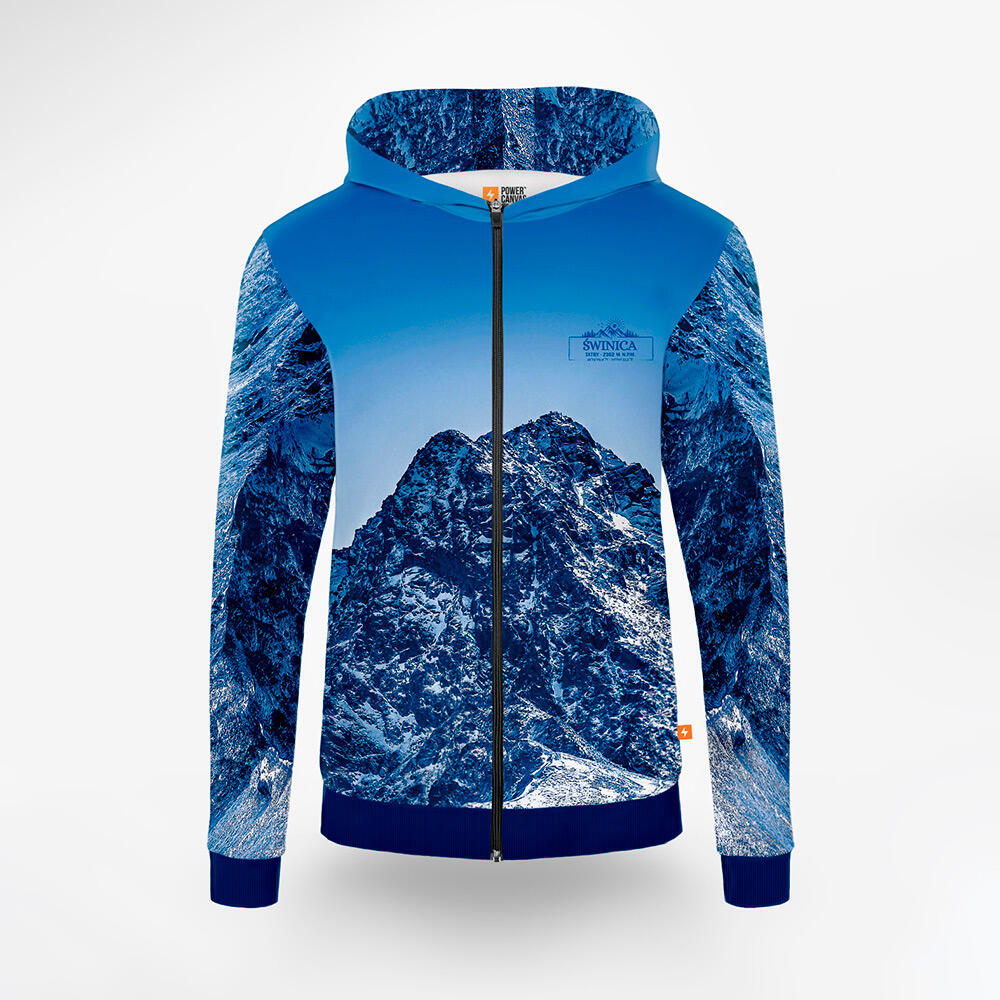 Bluza sportowa rozpinana z kapturem Power Canvas - Świnica męska