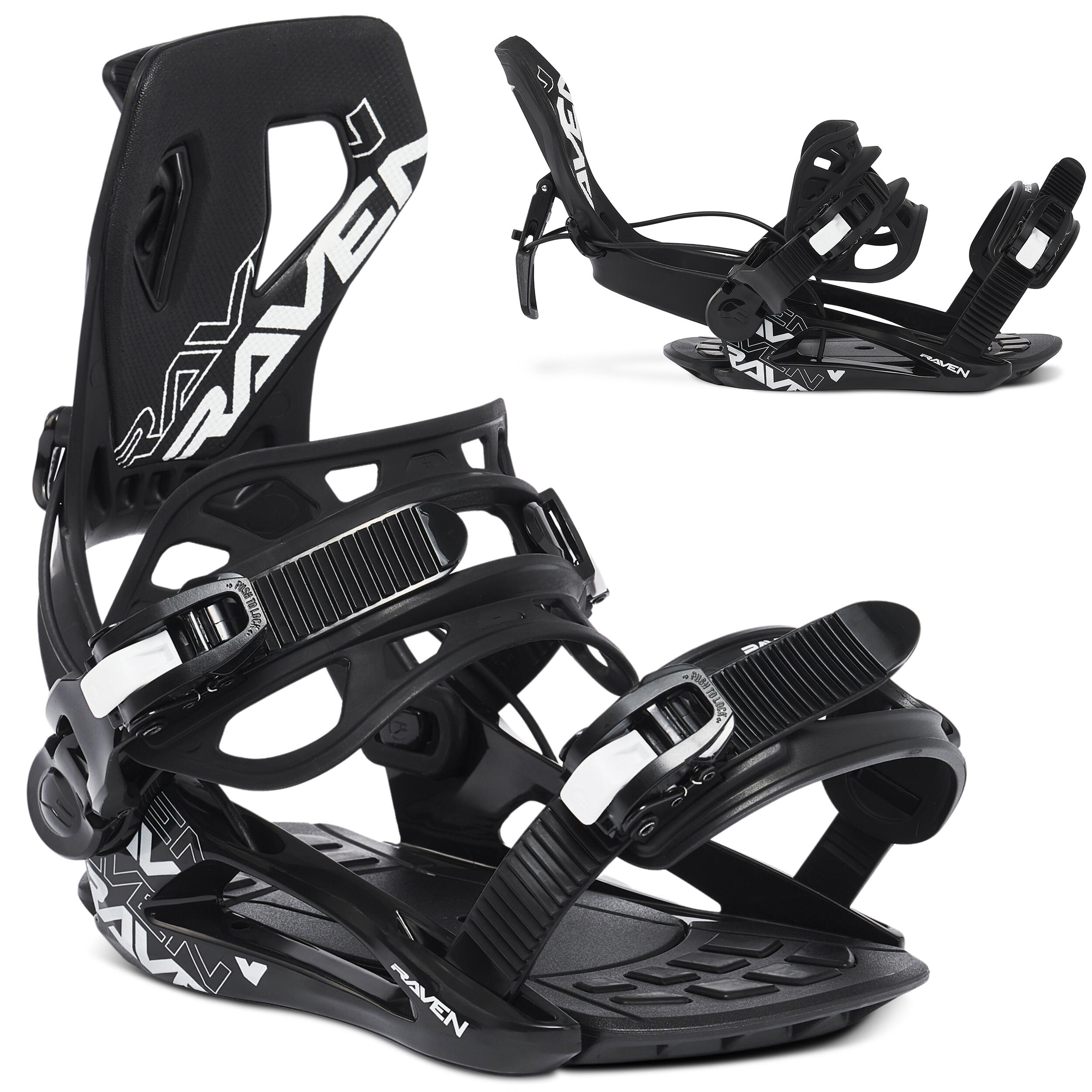 Wiązania snowboardowe Raven FTM450 Multientry Fastec