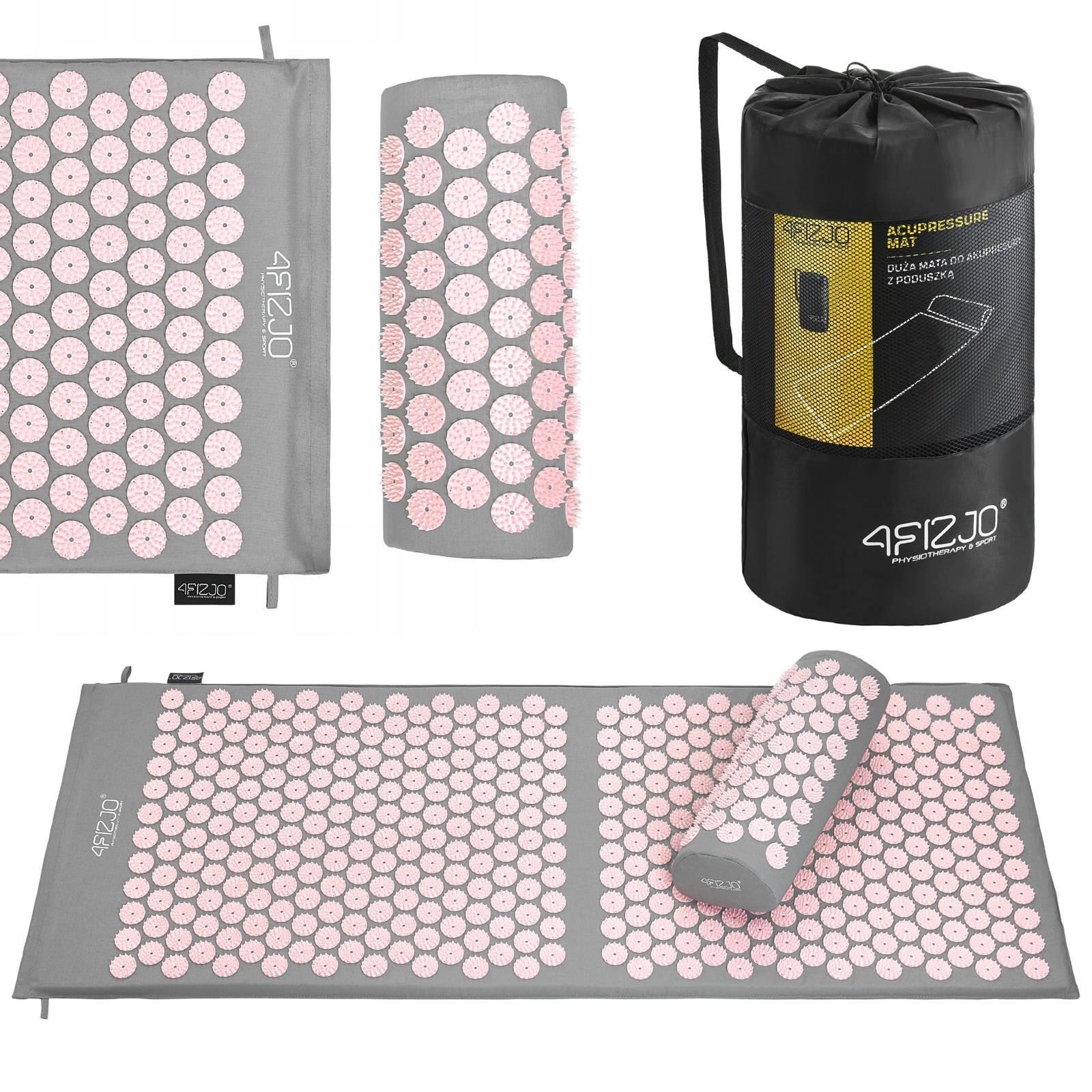 Duża mata do akupresury 4FIZJO Klasyczna z poduszką