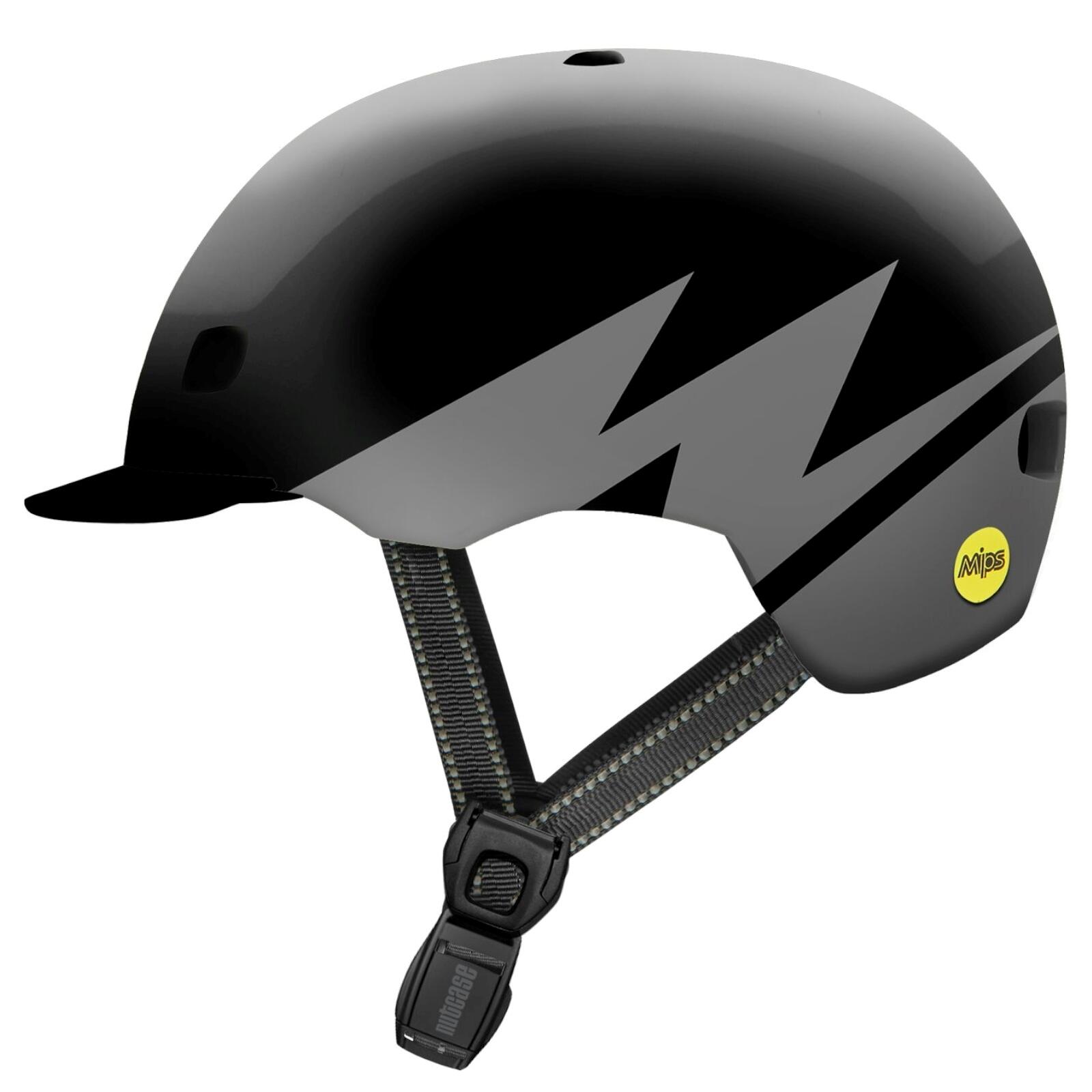 Fahrradhelm Street MIPS Gloss Reflective, Darth Lightnin