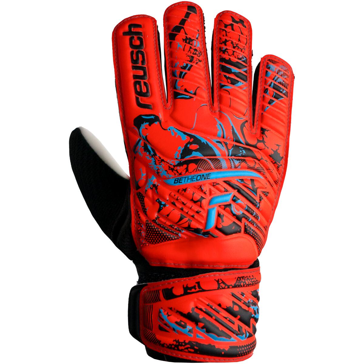 Rękawice bramkarskie Reusch Attrakt Starter Solid czerwone