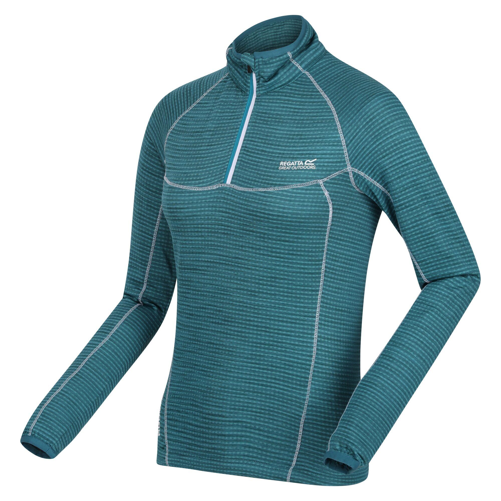 Damska bluza turystyczna szybkoschnąca z suwakiem Yonder