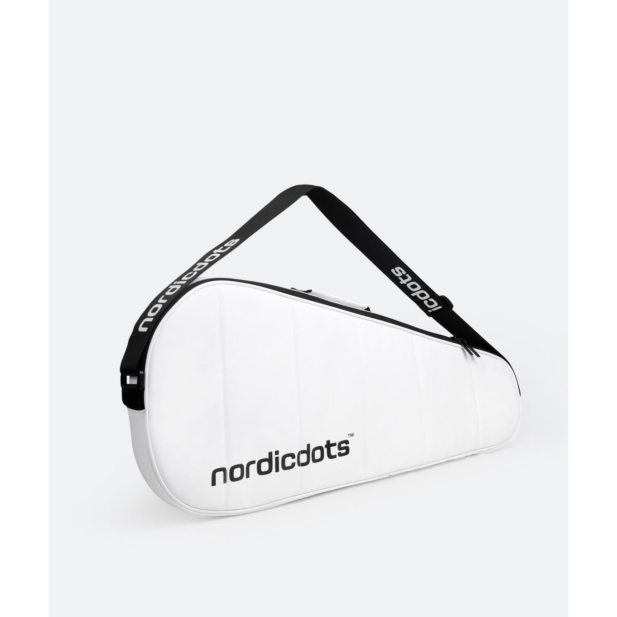 Pokrowiec na rakietę tenisową - biały