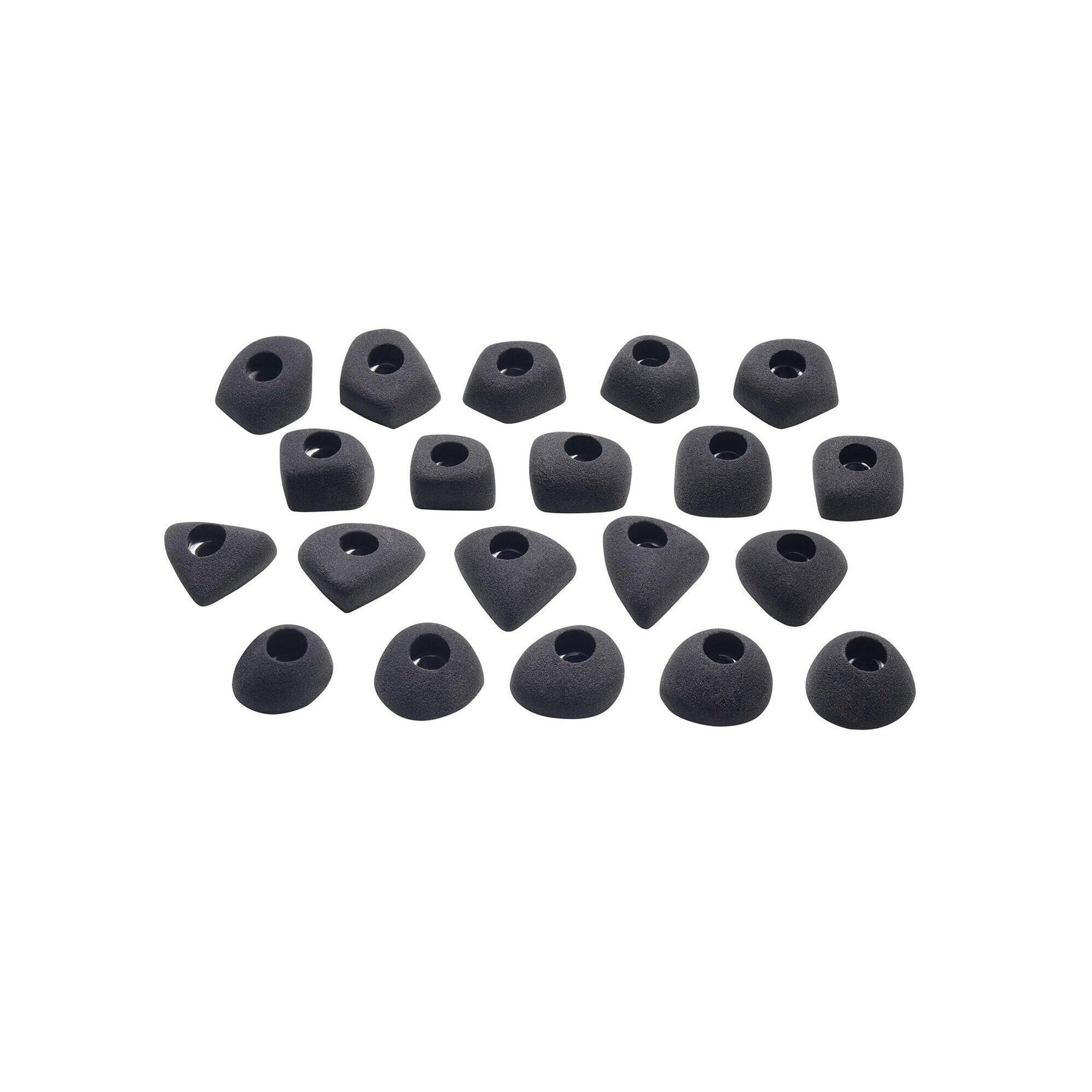 Chwyty wspinaczkowe Ocun Footholds Set 1 Bolt-on - black