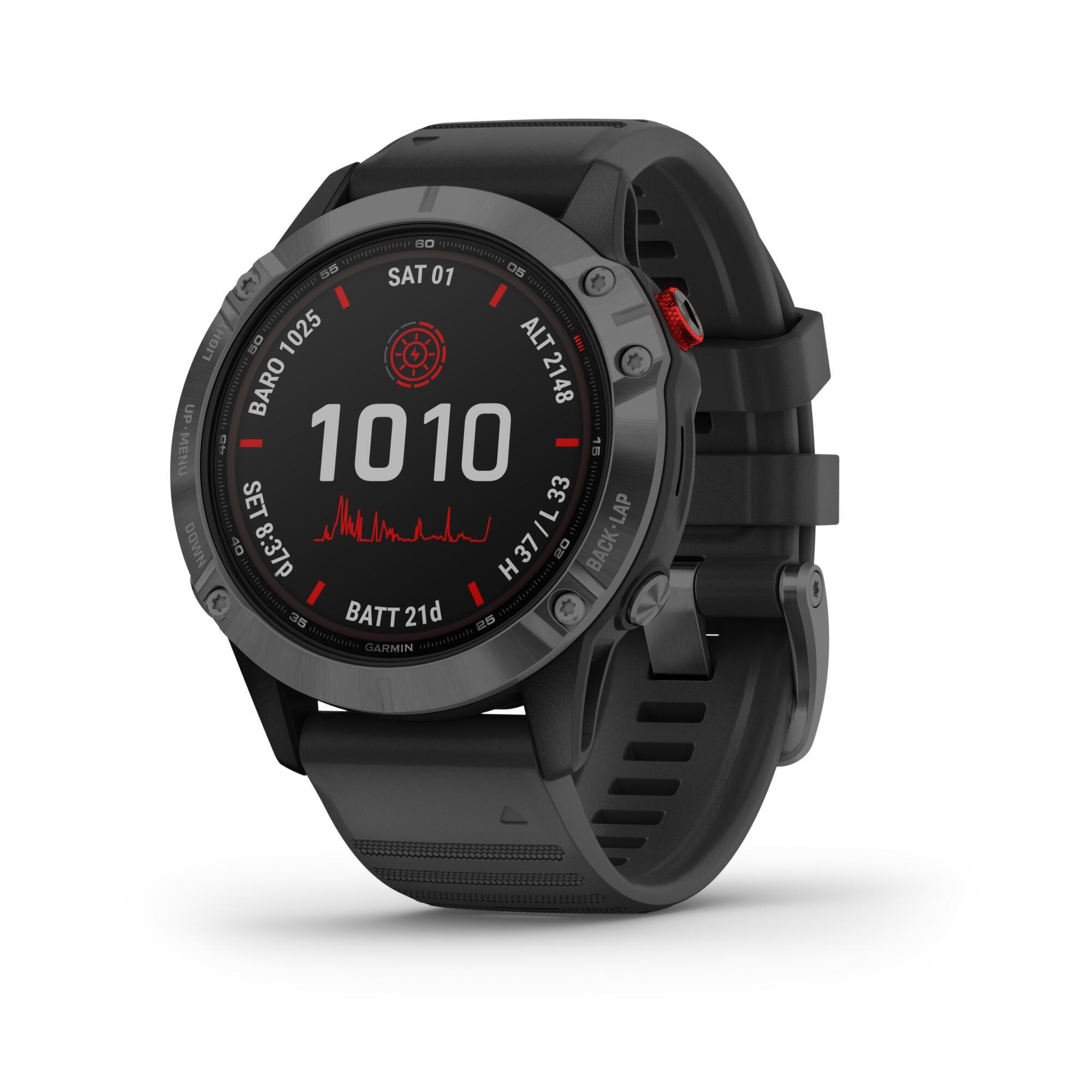 Zegarek do biegania z GPS Garmin Fenix 6 Pro Solar Grey