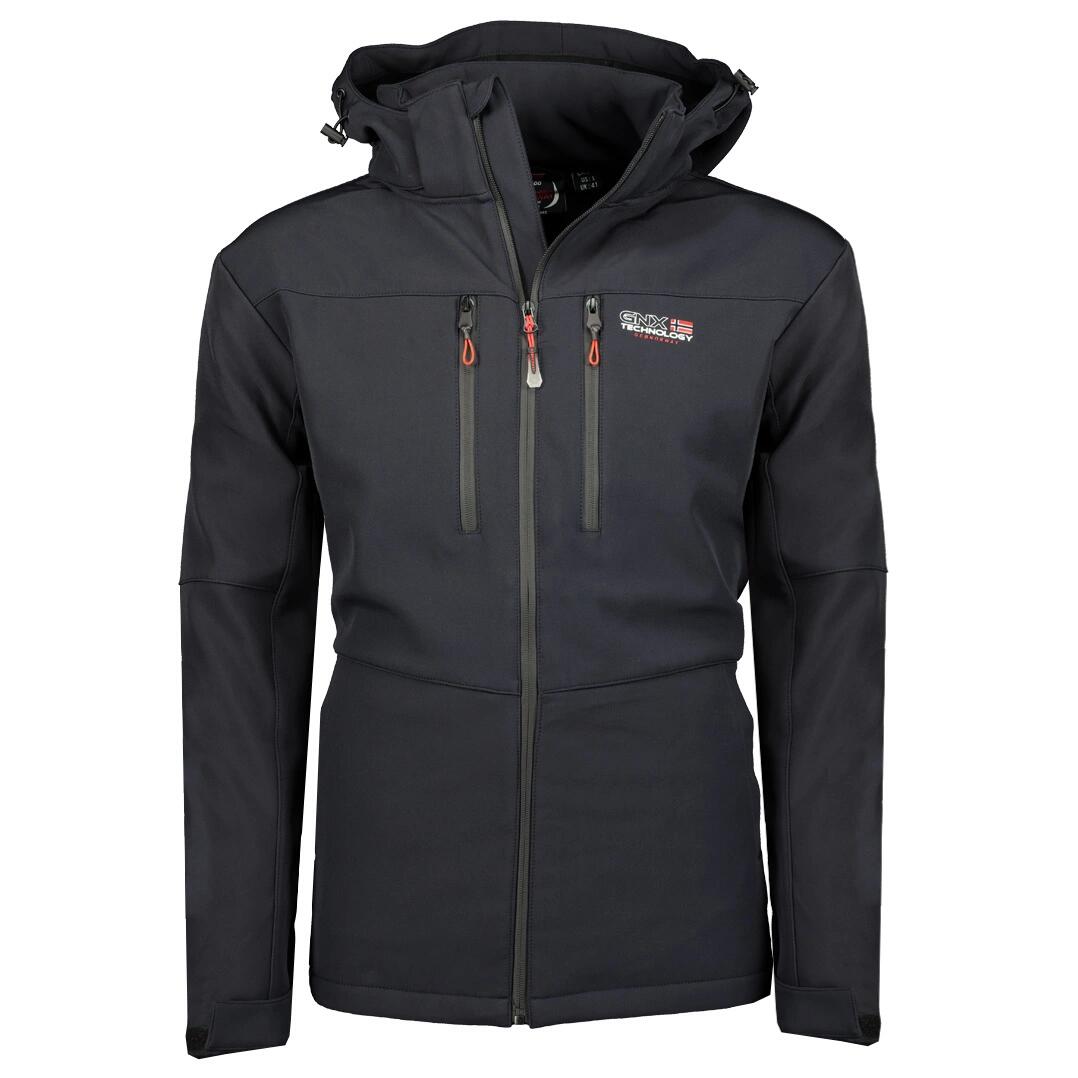 Geographical Norway Softshell TIMMEX DB Navy, kurtka męska granatowa.