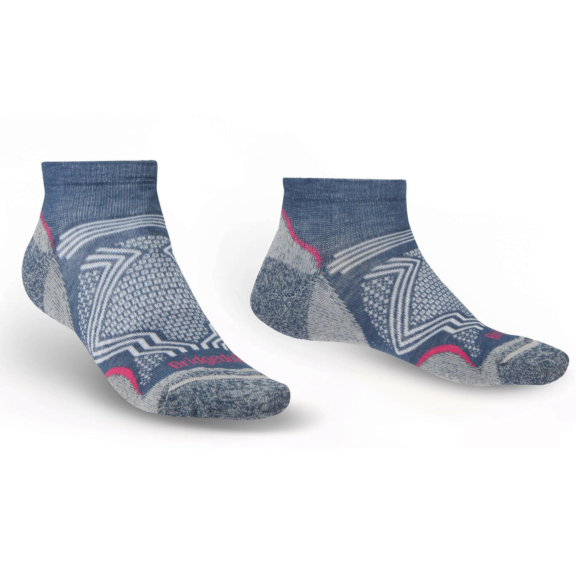 Skarpety trekkingowe damskie Bridgedale Hike Coolmax UltraLight Denim L 41-43