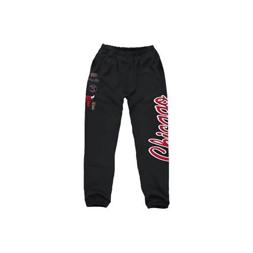Spodnie sportowe męskie Mitchell & Ness Champ City Fleece Chicago Bulls