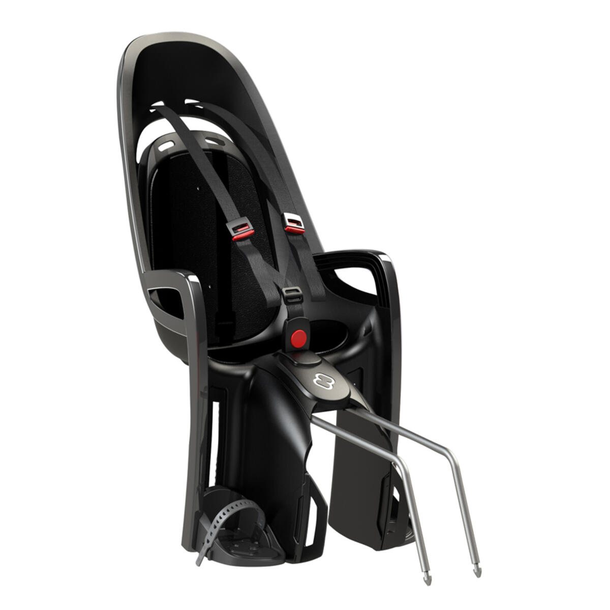 Fotelik Rowerowy Tylny na ramę Hamax Zenith szaro-czarny