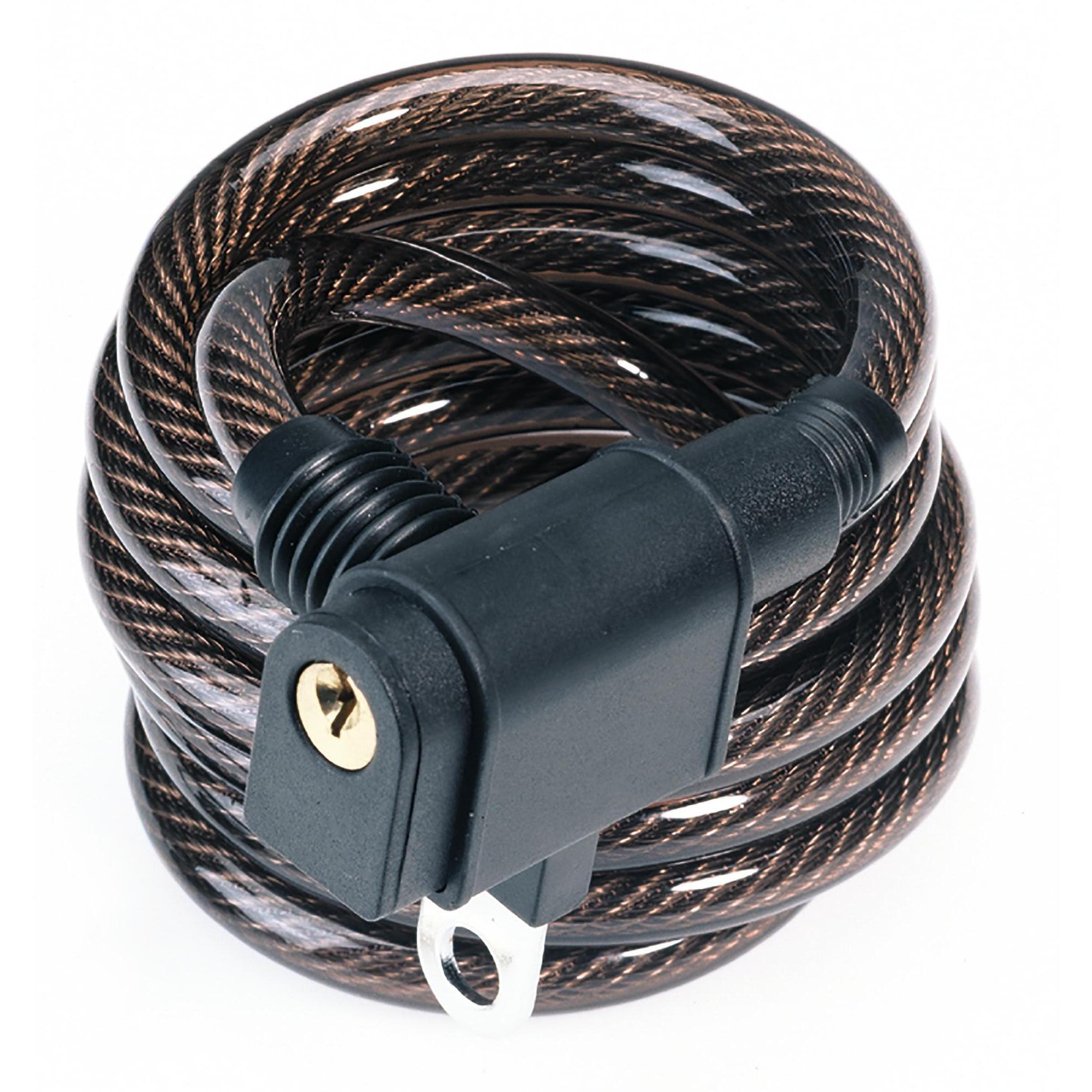 Zamek spiralny z linką, 2 klucze