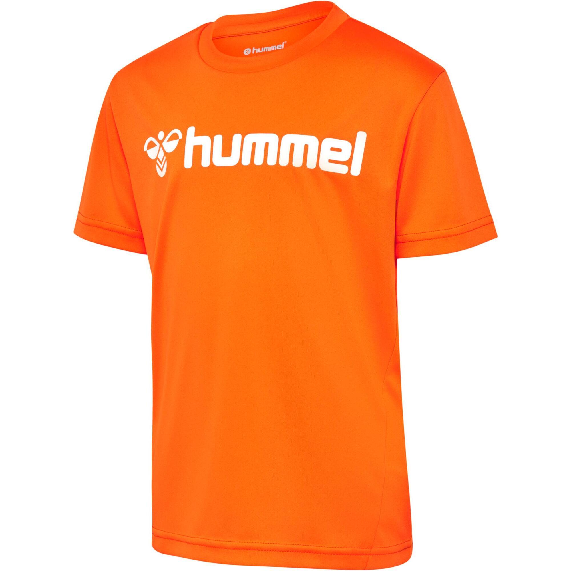 Hummel Koszulka poliestrowa sportowa Poly Logo Jersey Kids