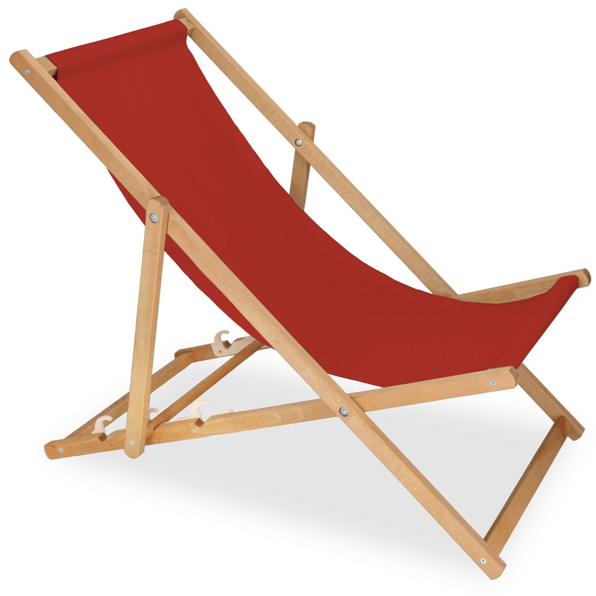Leżak turystyczny Springos drewniany składany z 3 stopniowa regulacja