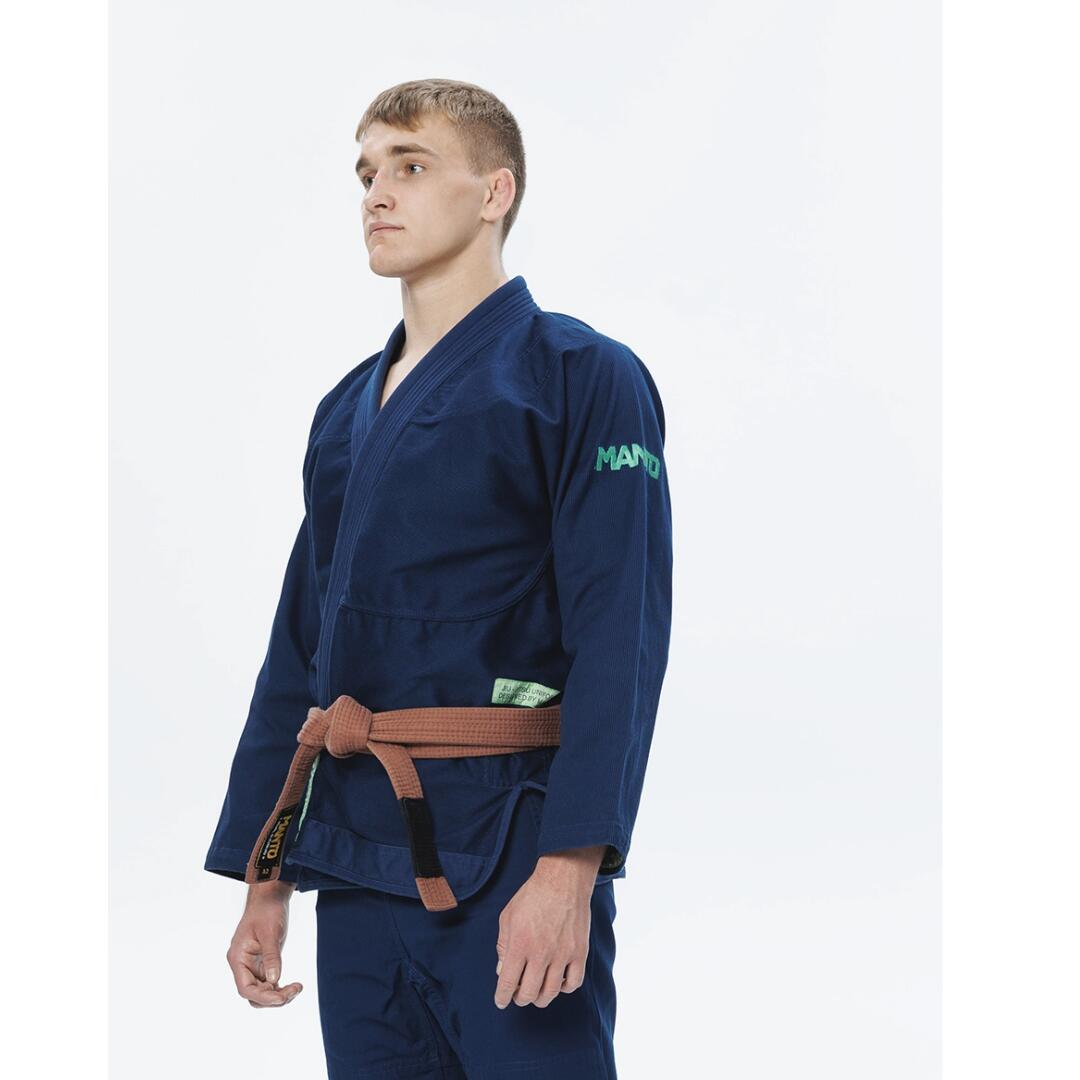 MANTO Kimono/GI BJJ Męskie RISE 2.0 Niebieskie