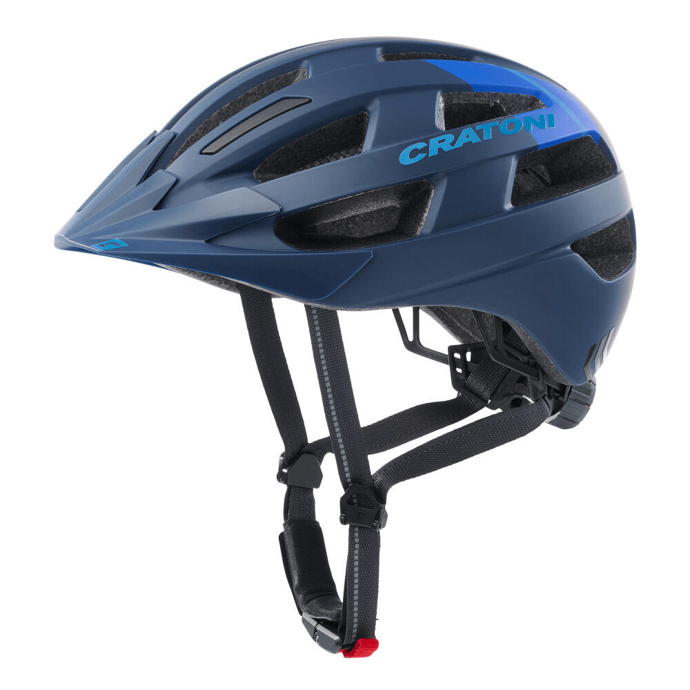 City - Kask rowerowy Velo-X niebieski matowy
