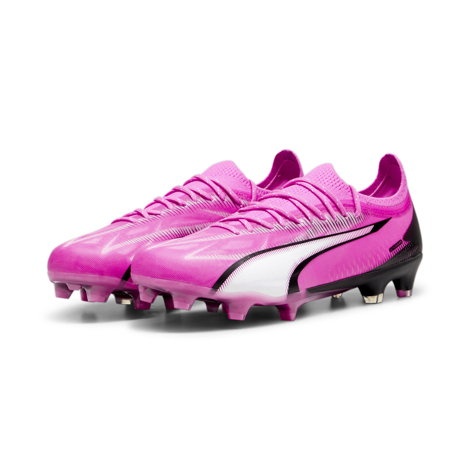Damskie buty piłkarskie ULTRA ULTIMATE FG/AG PUMA Poison Pink White Black
