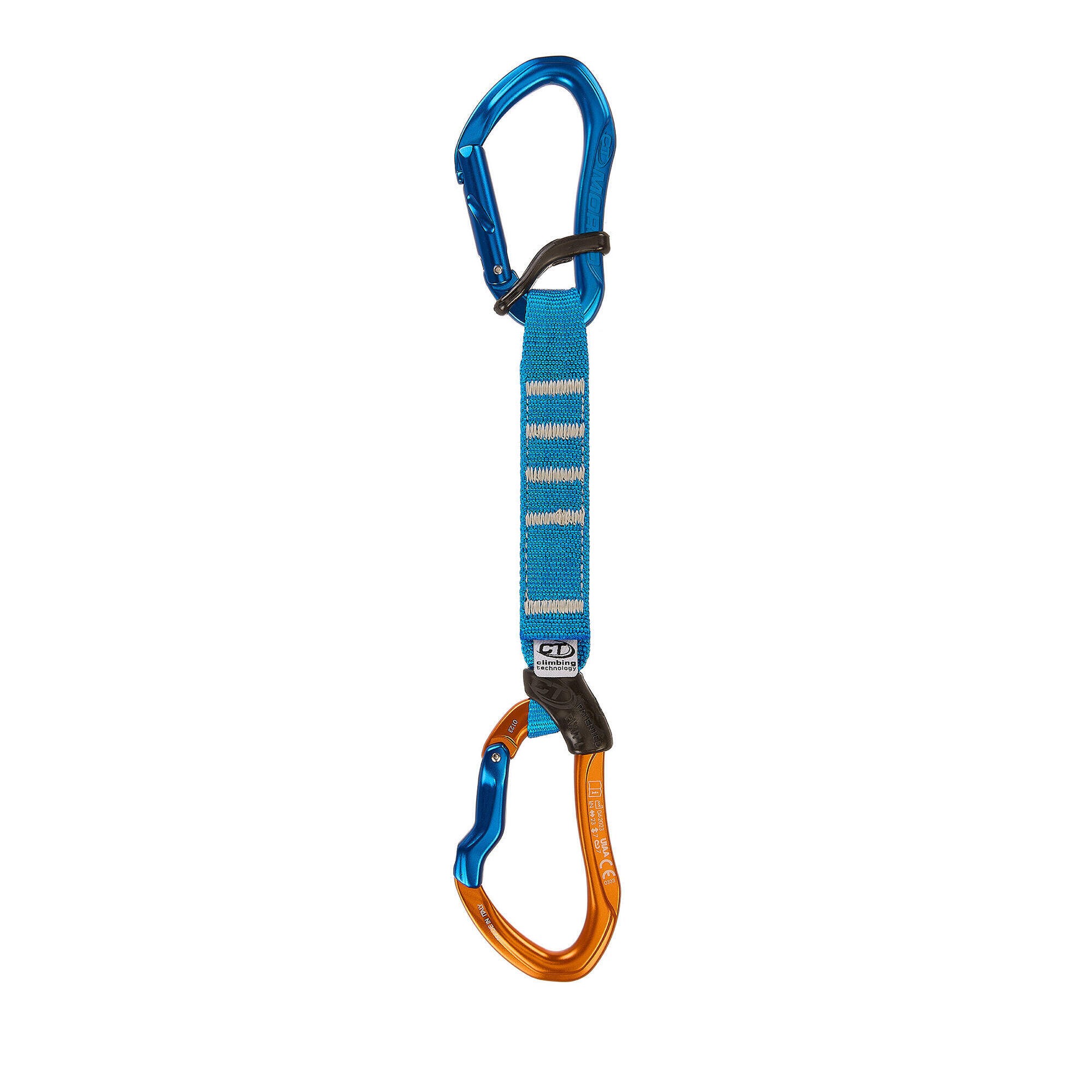 Ekspres wspinaczkowy Climbing Technology Morfo Set UL Pro 17 cm - blue/orange