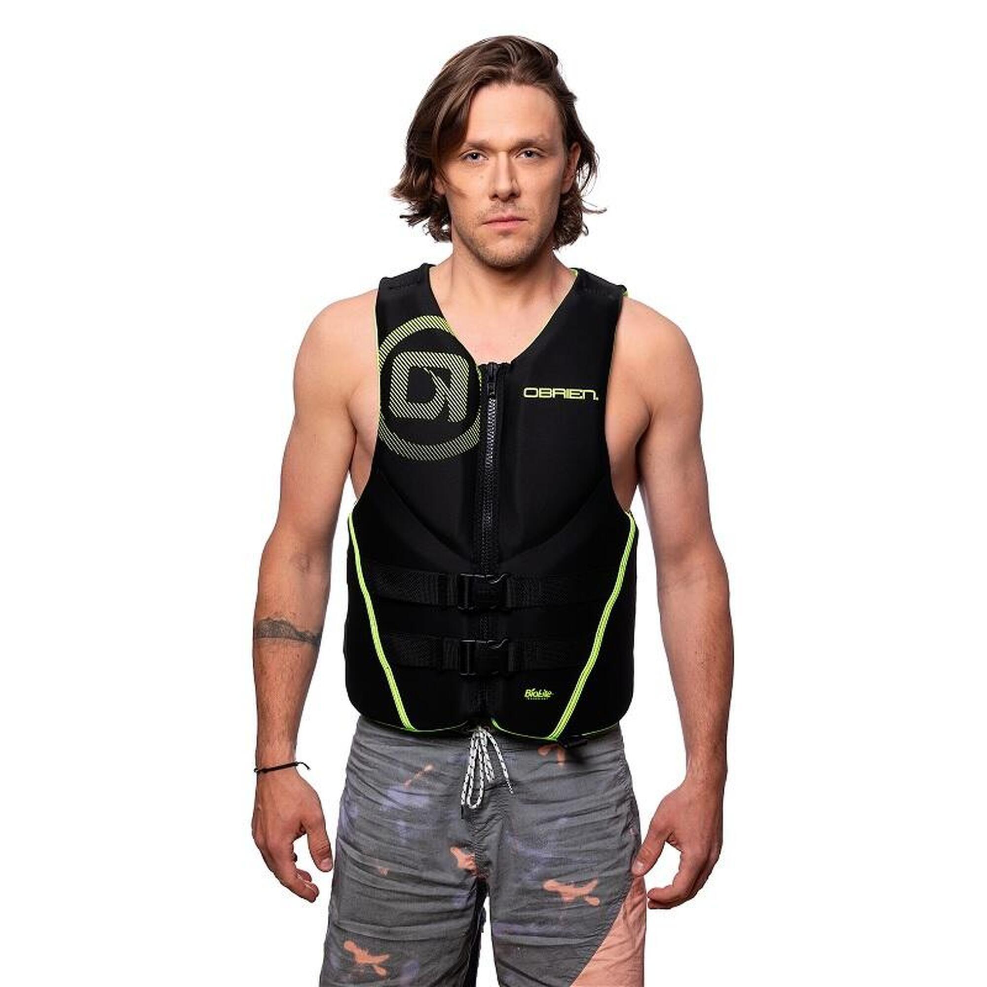 Kamizelka asekuracyjna do sportów wodnych męska Obrien Yellow 50 N