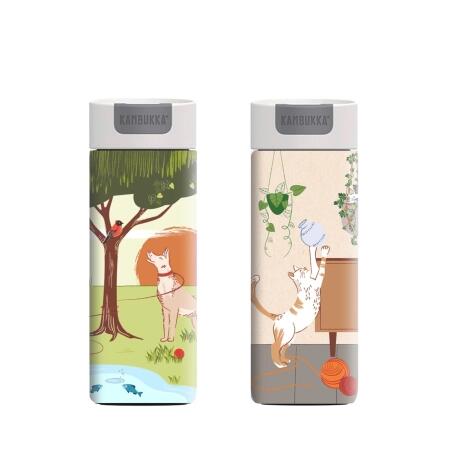 Kambukka 2x Kubek termiczny Olympus 500ml Zestaw Woof n' Meow