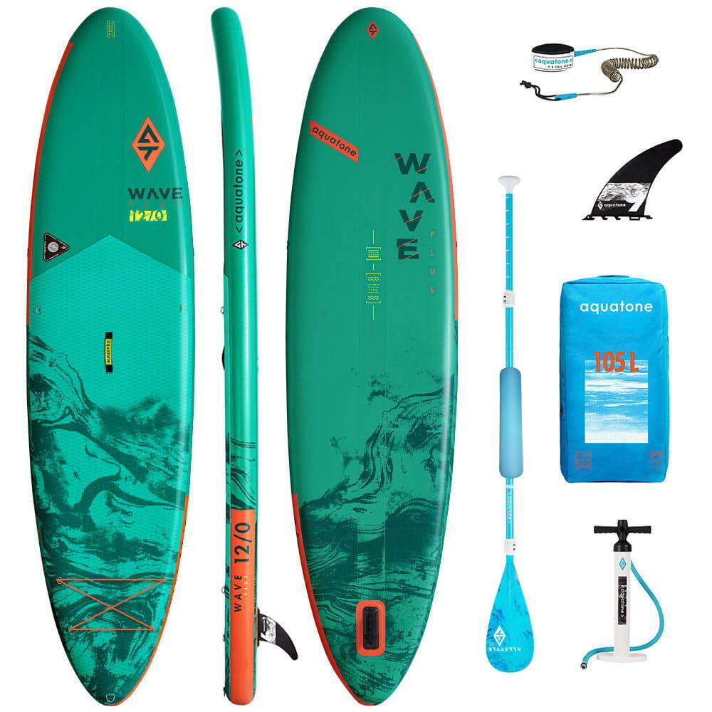 Deska pompowana Aquatone Wave Plus 12'0" 366cm TS-212 2022 z BOJKĄ na wiosło