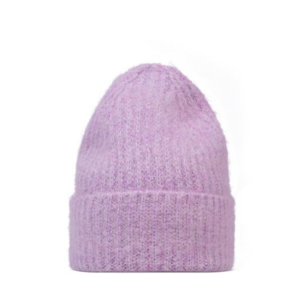 Czapka BUFF KNITTED BEANIE IRNA PURPLE LILAC
