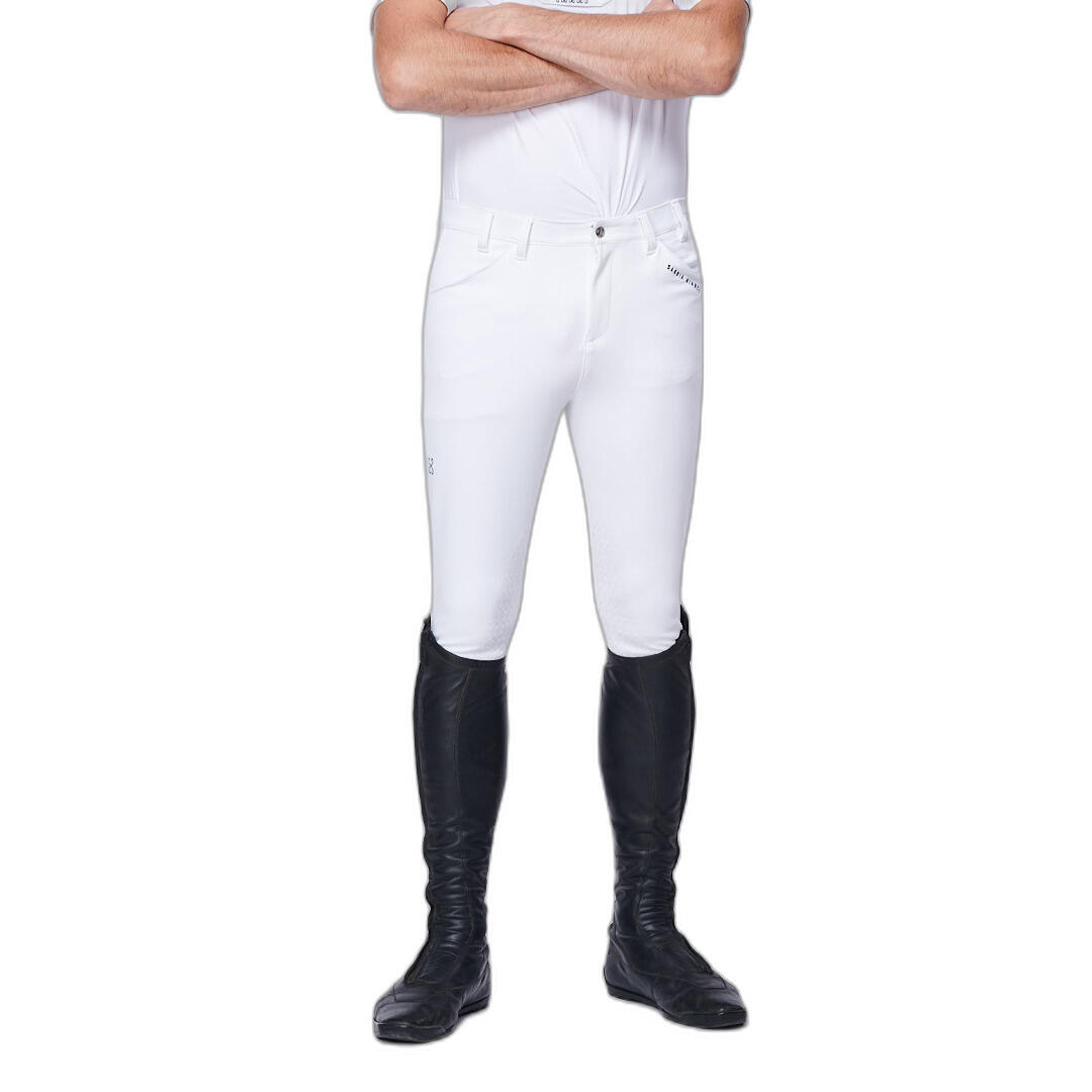 Spodnie jeździeckie konkursowe Sabbia Bianca Maximus