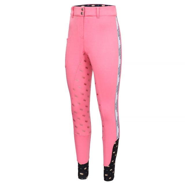 Bryczesy jeździeckie damskie EQ.QUEEN ThamesFullGrip