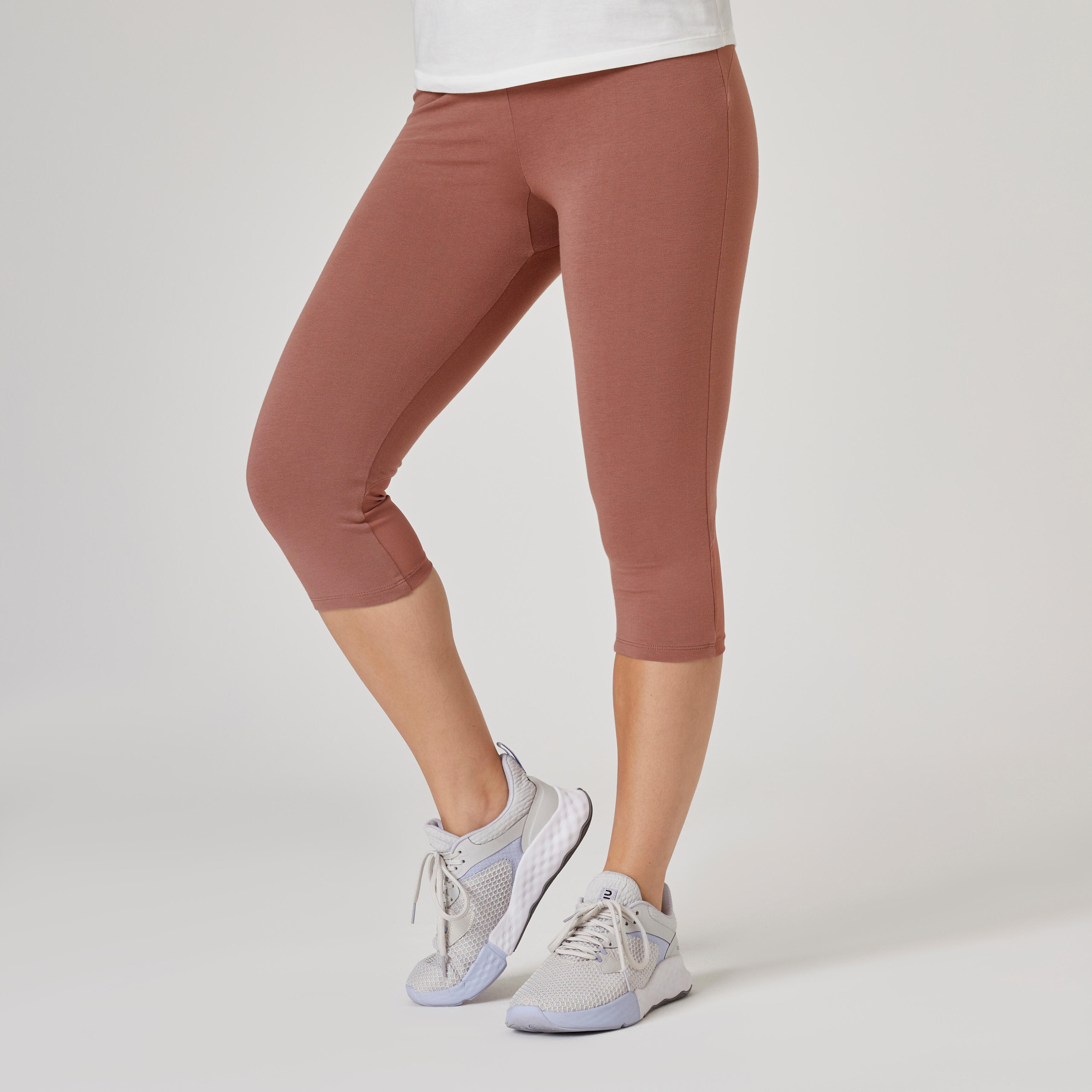 Legginsy krótkie fitness damskie Nyamba 520 Slim