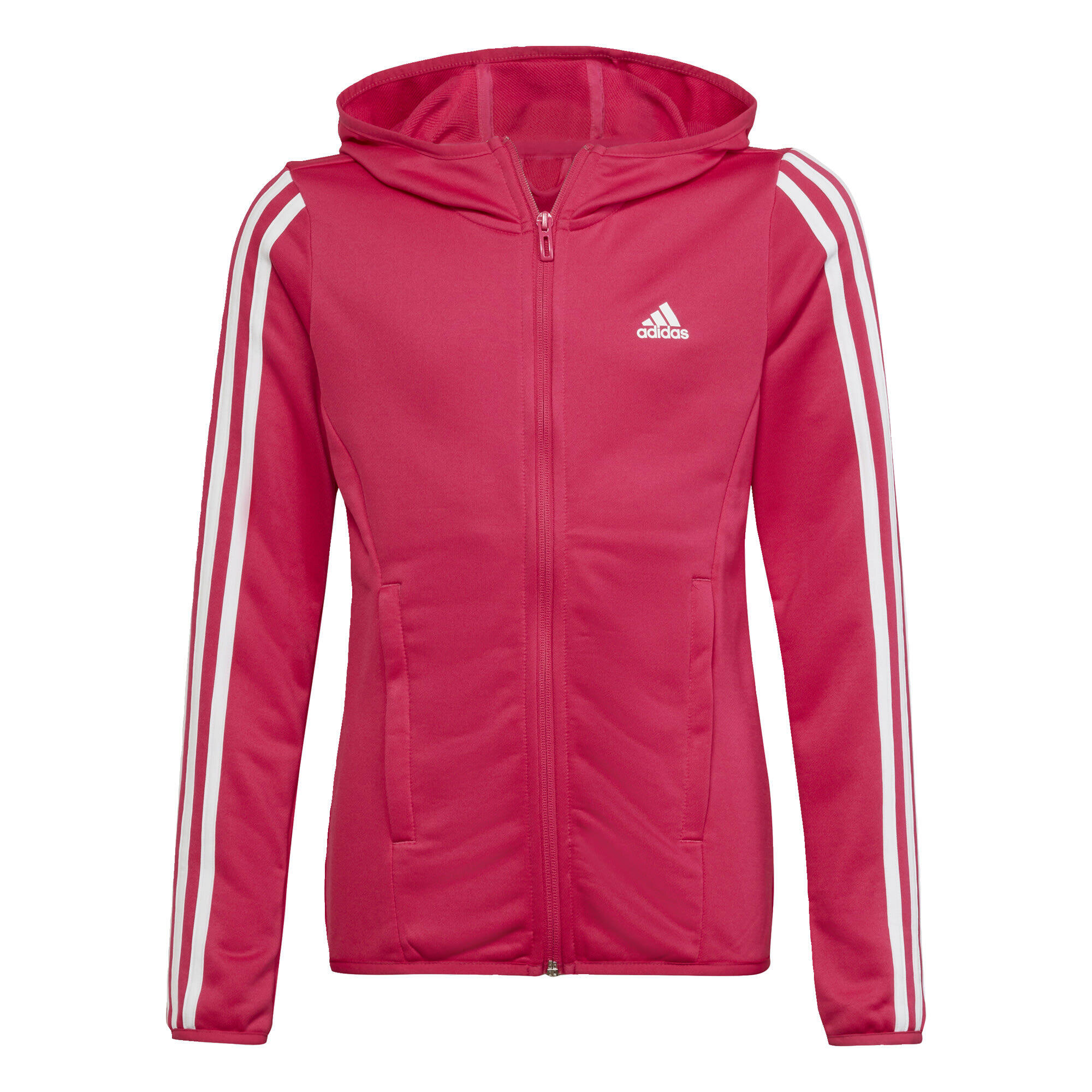 Dziewczęca bluza zapinana na 3 paski adidas Designed To Move