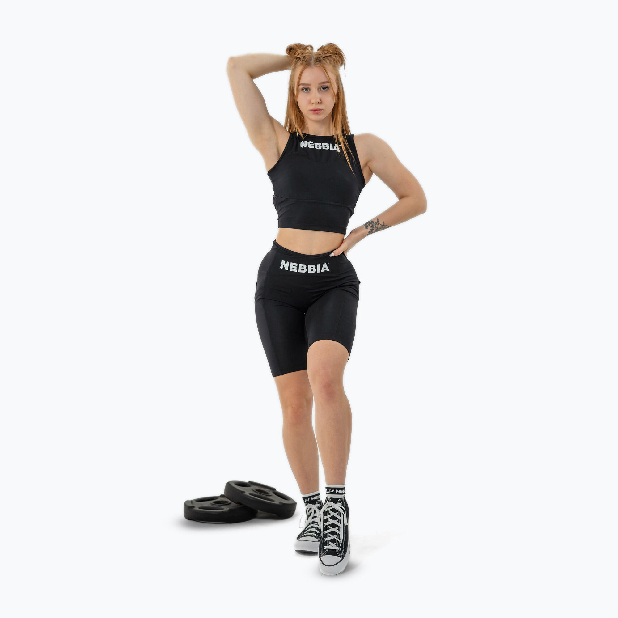 Top treningowy damski NEBBIA Gym Therapy Cropped