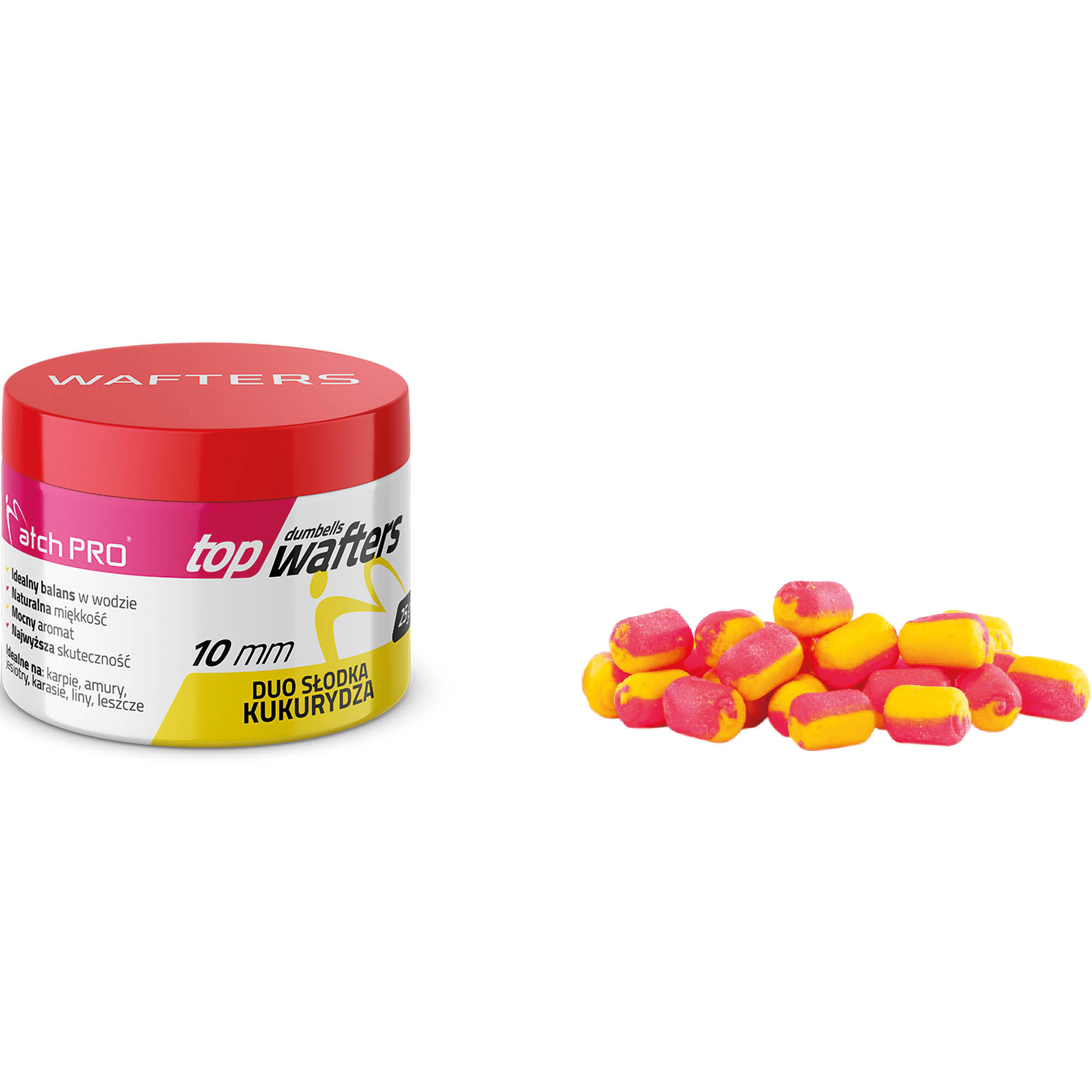 Wafters Matchpro Top Dumbells Duo Sweetcorn 10Mm 25G