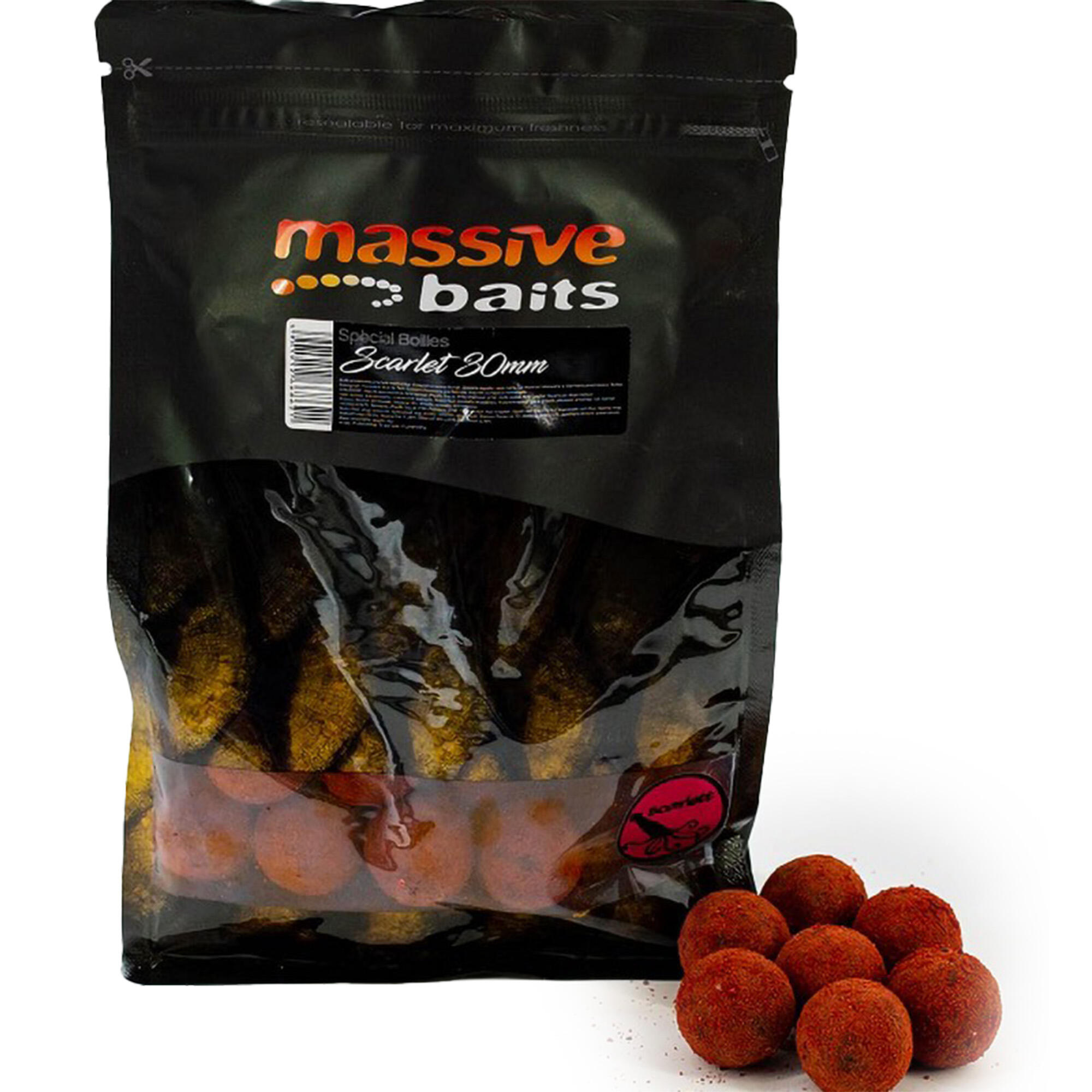 Kulki Massive Baits Special Boilies Scarlett Robin Red 30Mm 1Kg