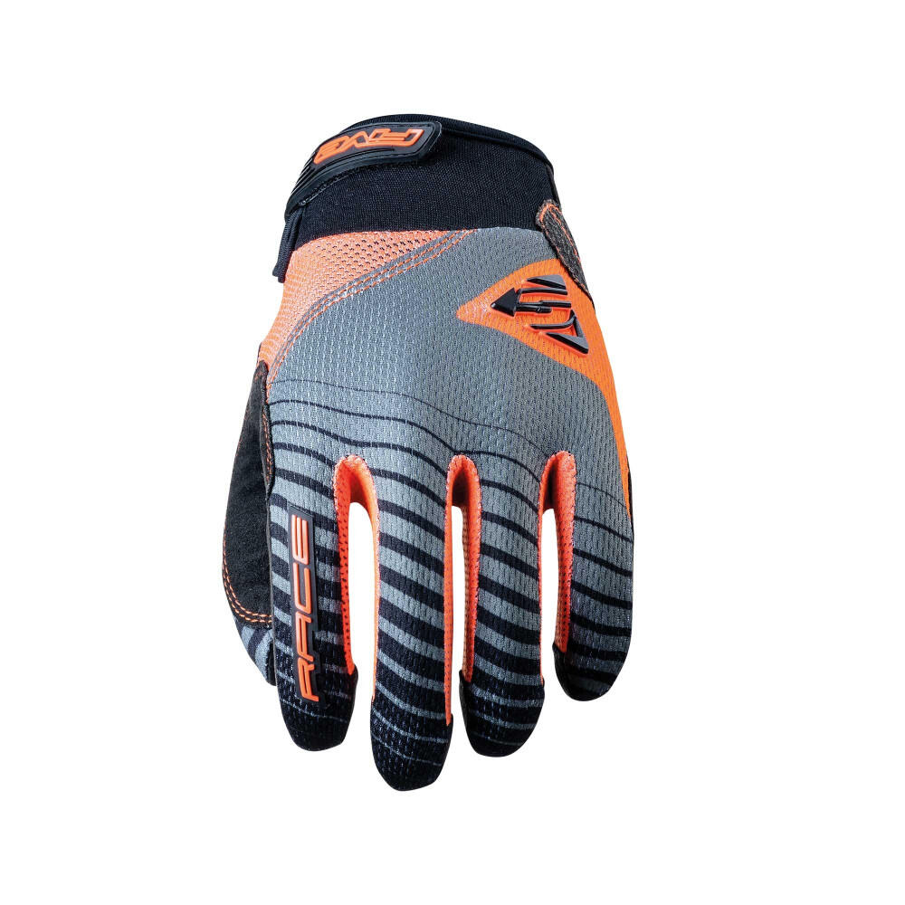 Rękawiczki RACE KIDS - FLUO ORANGE (pomarańcz fluorescencyjny) - XL/06