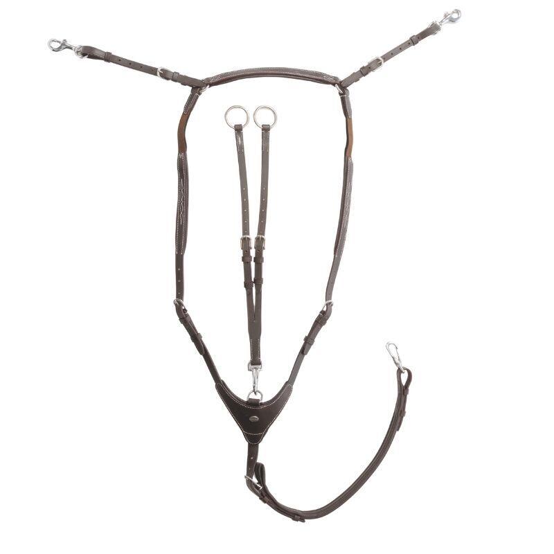 Smycz myśliwska dla koni z elastanem Kavalkade Dexter